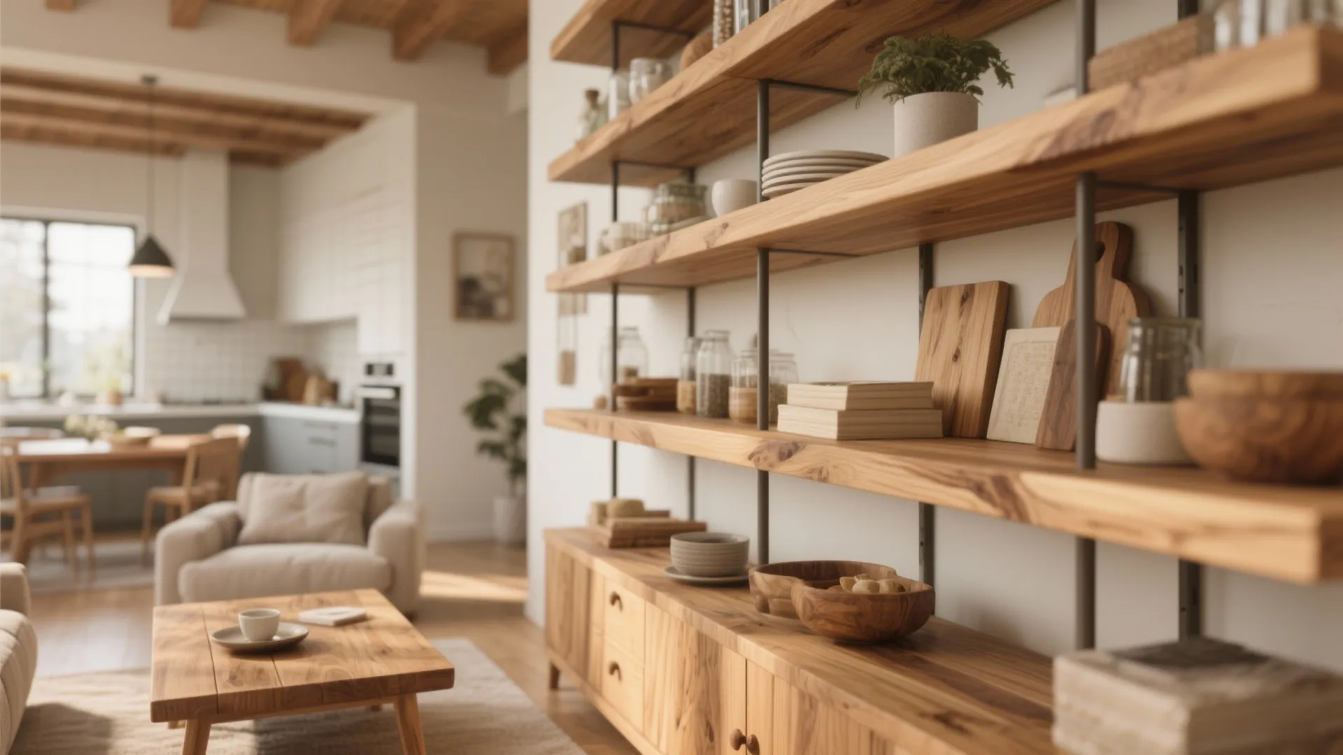 4. Warmth of Wooden Finishes