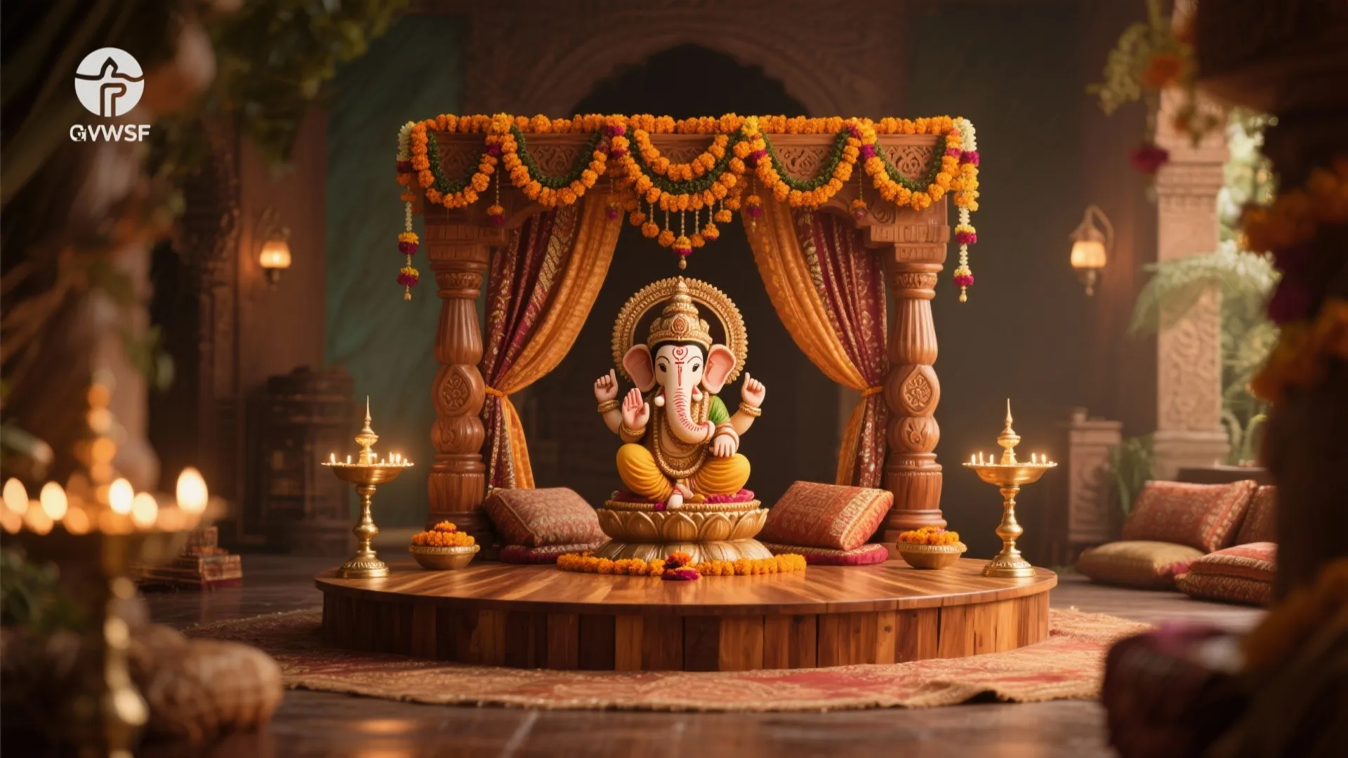 Wooden Elements for Warm Festive Vibe