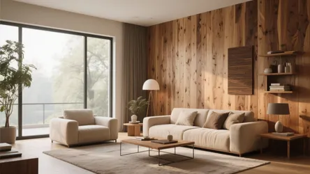 5 Smart Wooden Wall Designs for Living Rooms