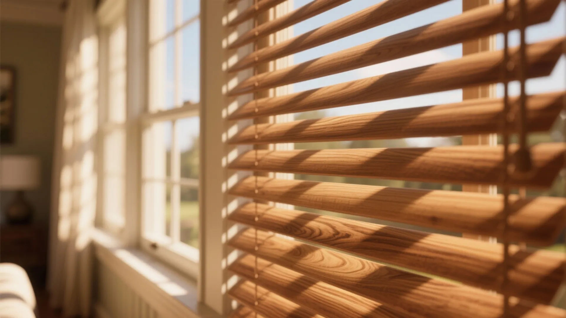 Idea 4: Accent Windows with Wooden Louvers