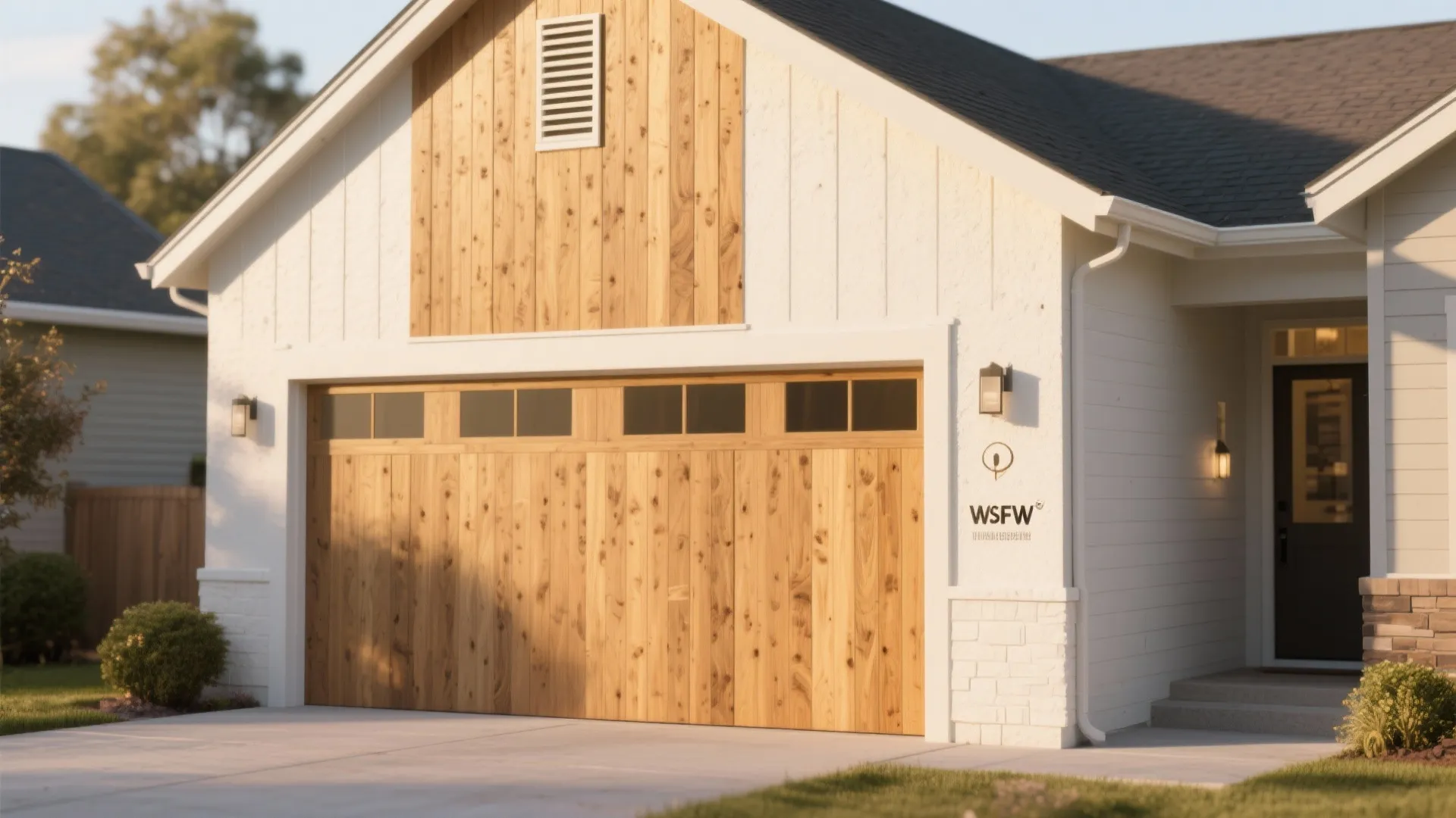 Wooden Panel Accents