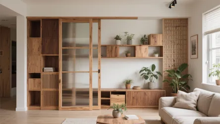 5 Wooden Living Room Partition Ideas That Work