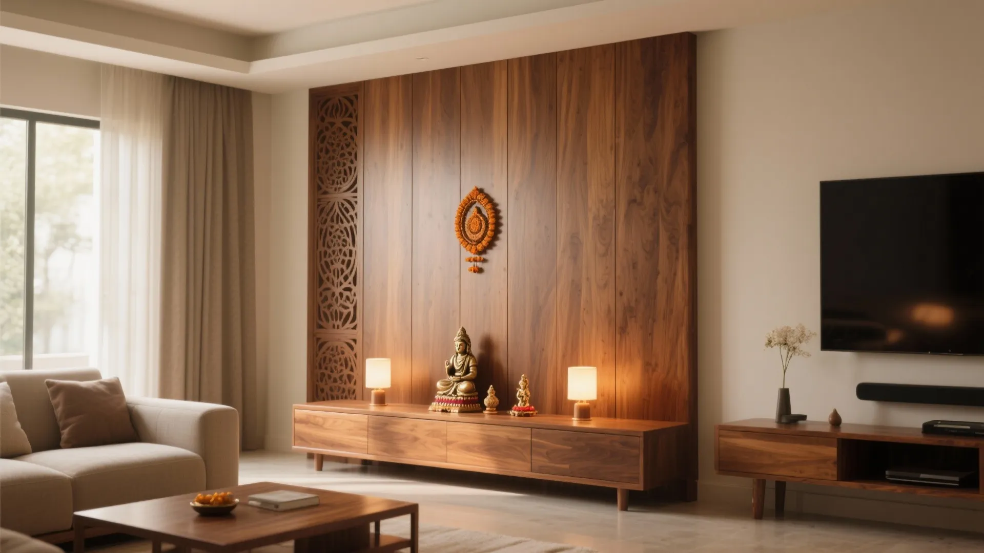 Minimalist Wooden Backdrop