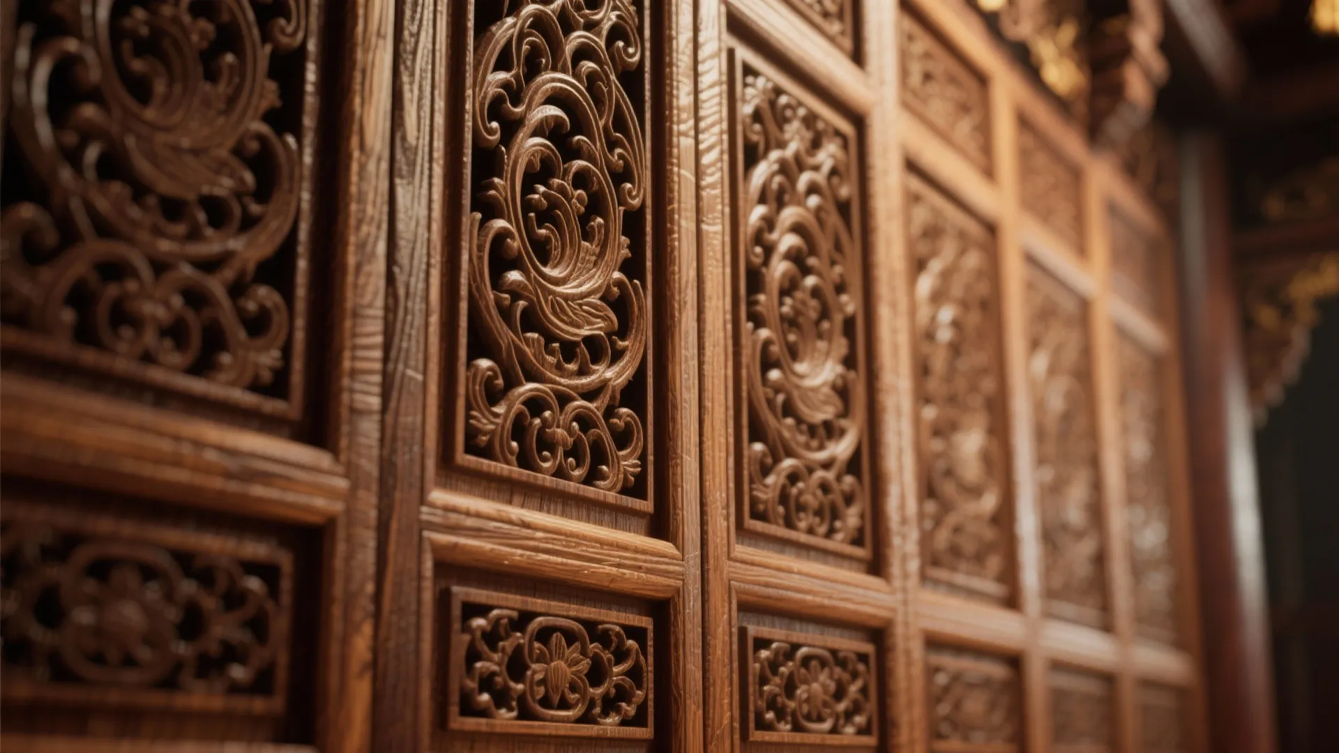 Wooden elements for warmth