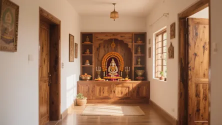10 Inspiring Pooja Wood Design Ideas for Small Spaces