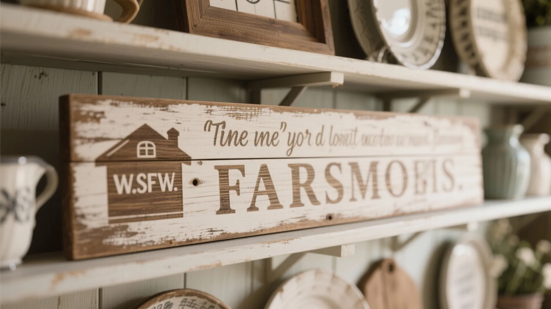 9. Wooden Signs with Quotes