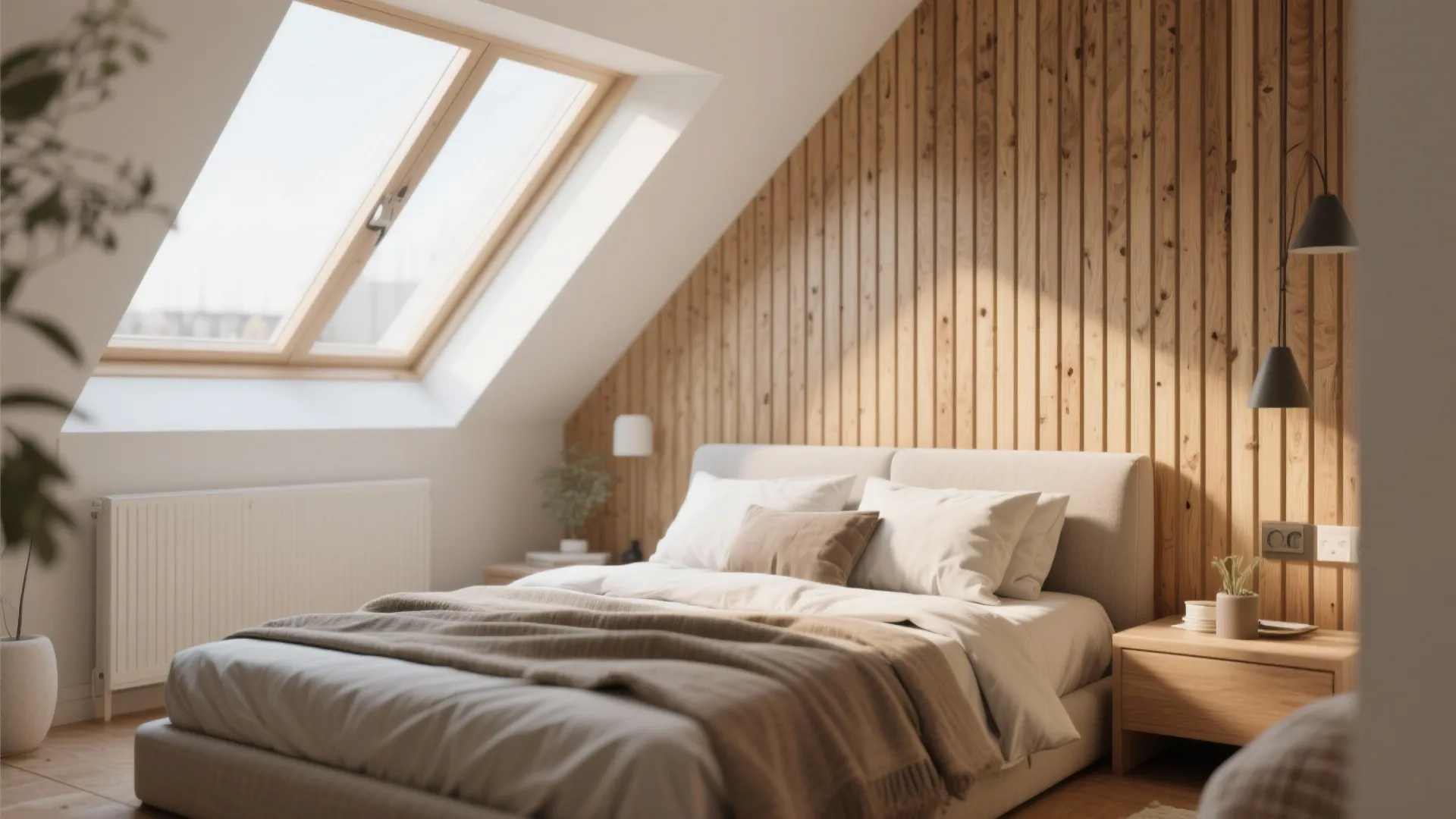 2. Wooden Slat Accent