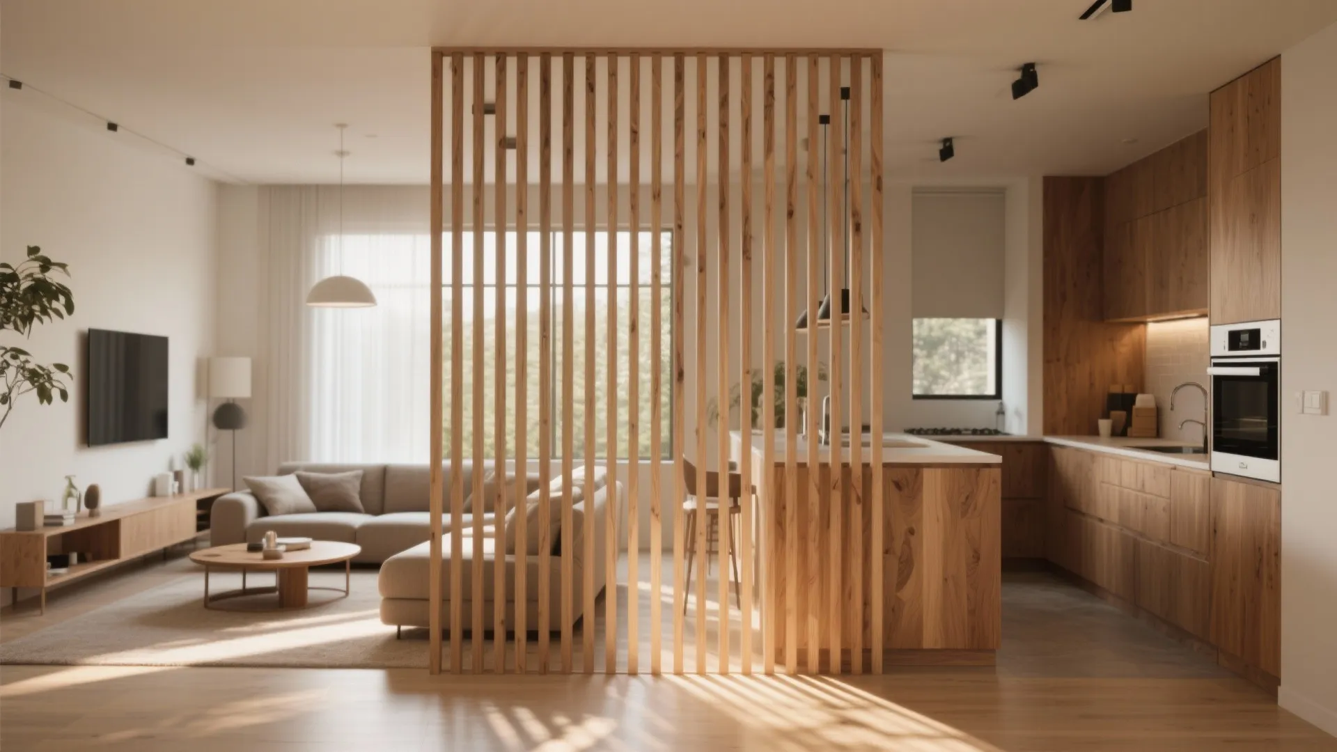 6. Vertical Wooden Slats