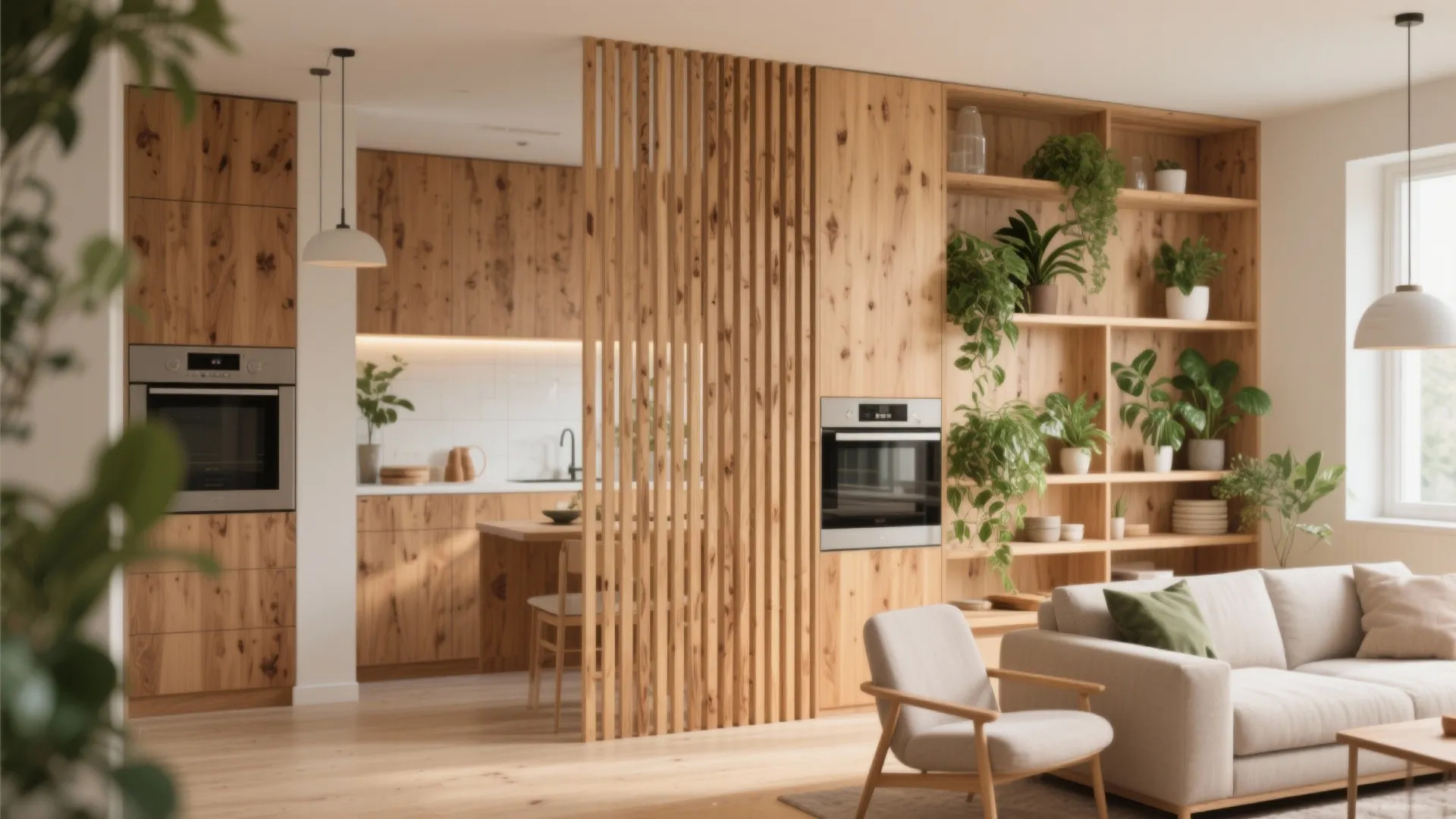 2. Wooden Slat Dividers