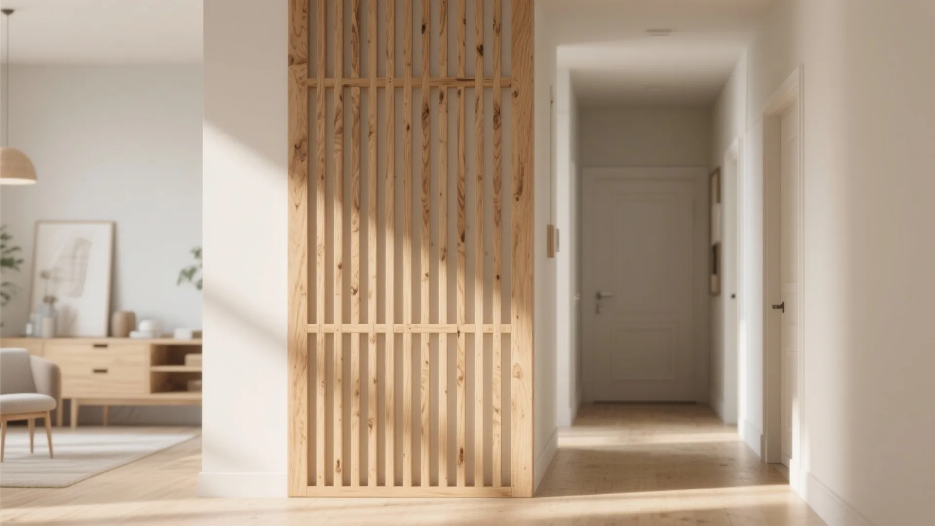 Wooden Slat Divider