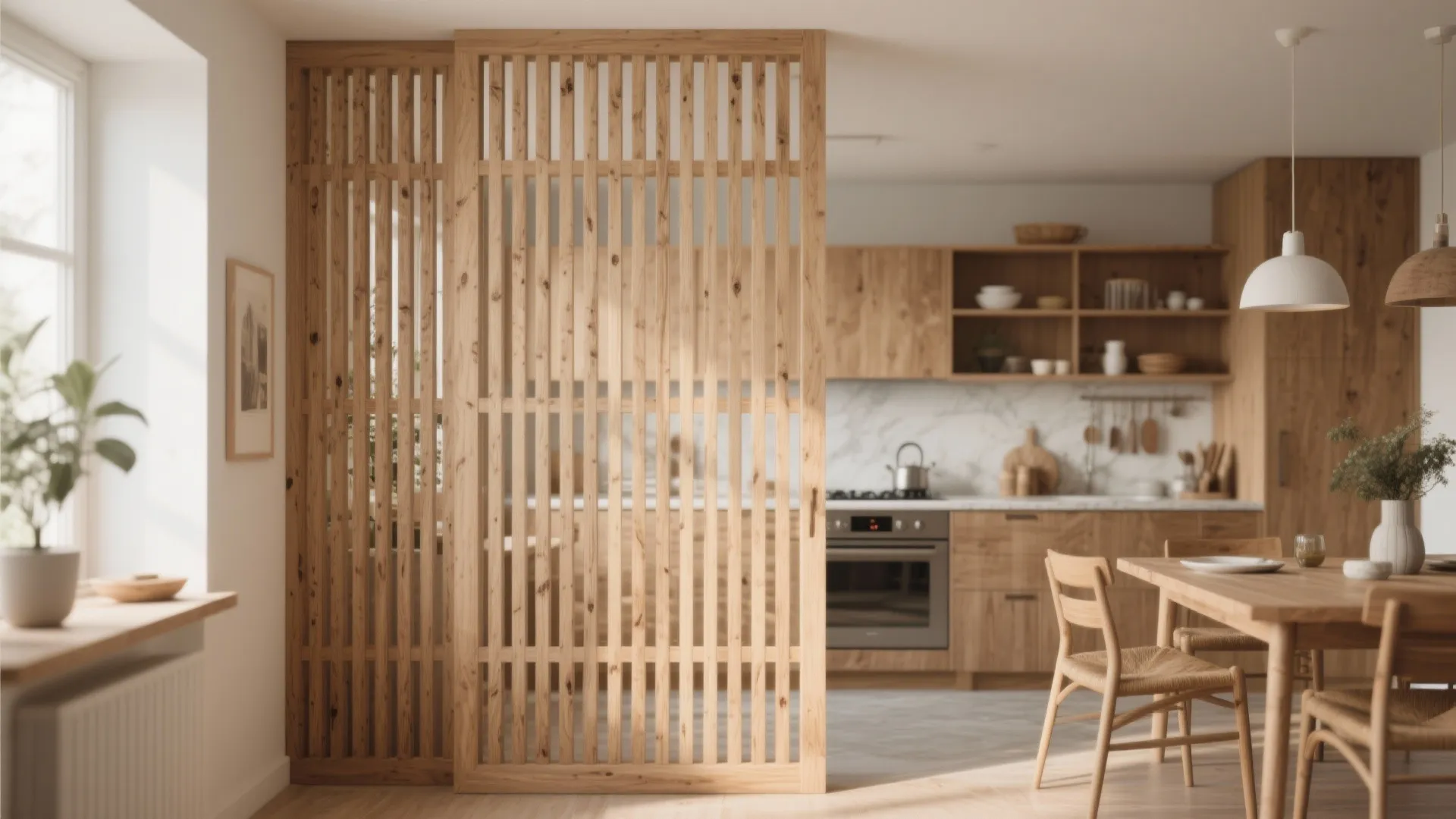 Wooden Slat Screens
