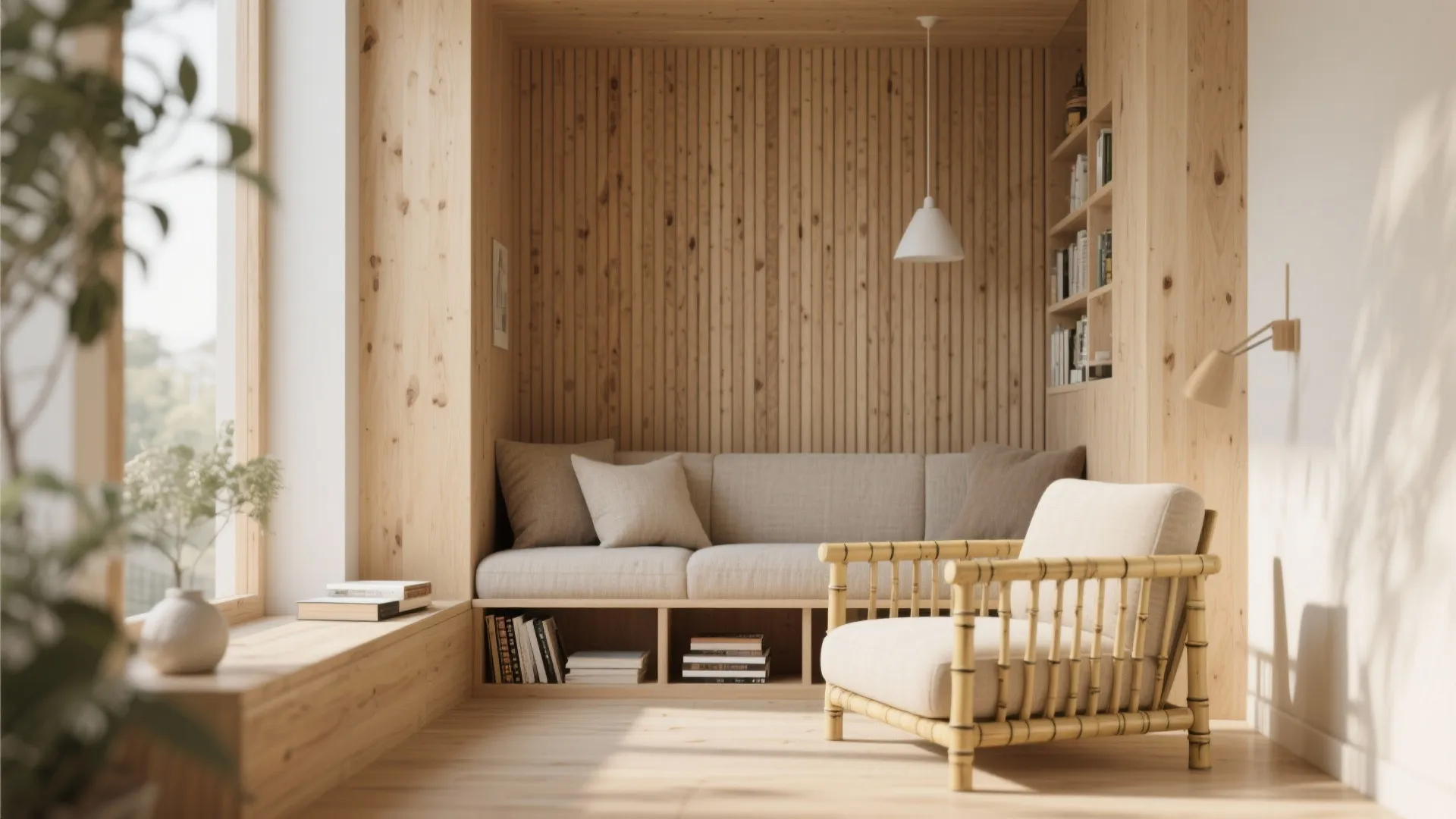 4. Wooden Slat Wall Panels