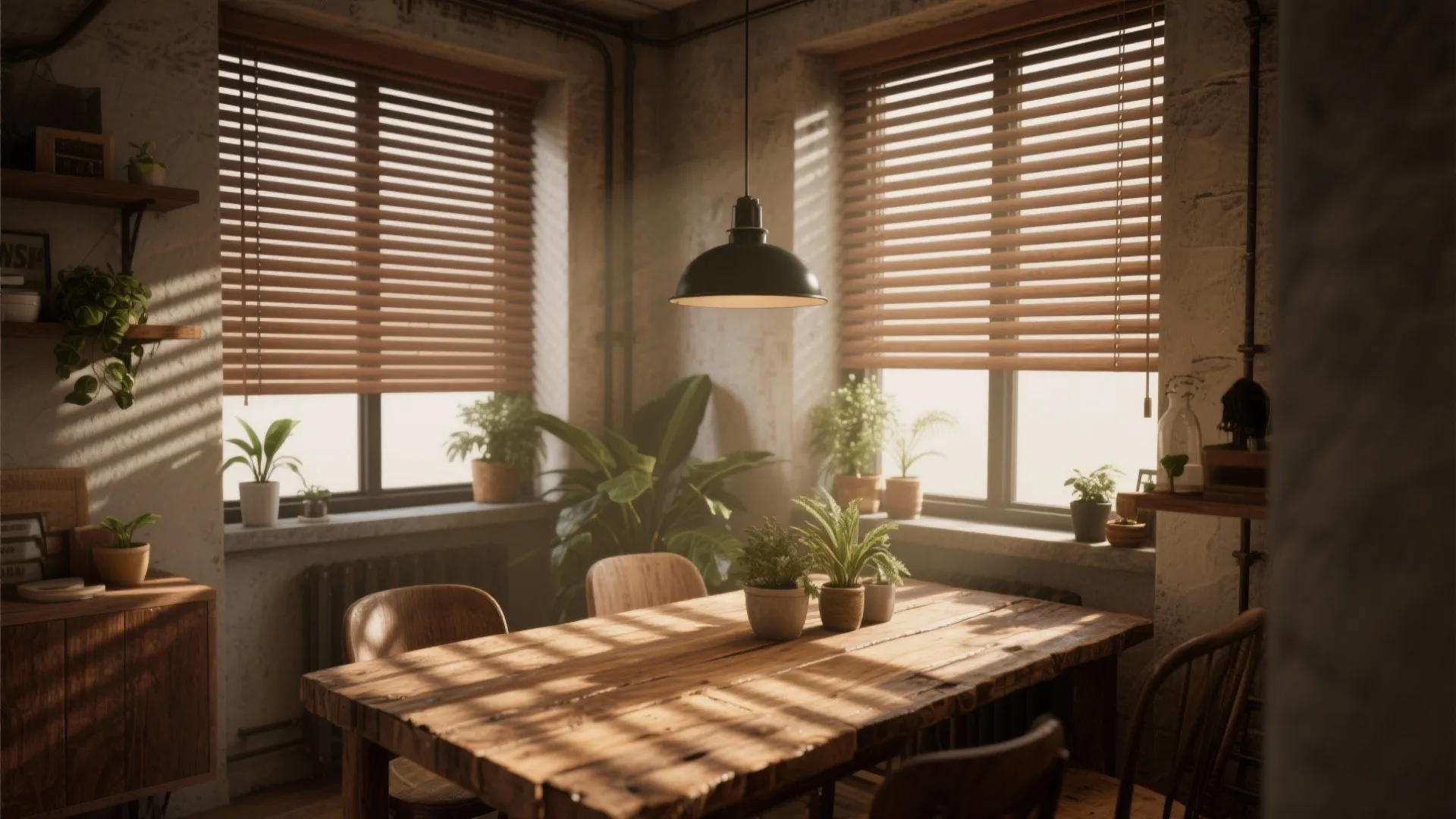 Wooden Venetian Blinds for Warmth