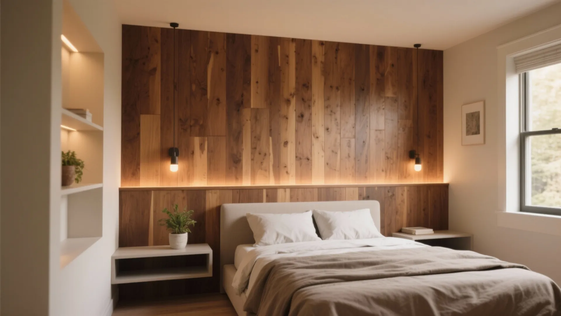 5 Wooden Wall Bedroom Ideas for Small Spaces: Cozy, space-saving wooden wall ideas that add warmth and character to compact bedrooms