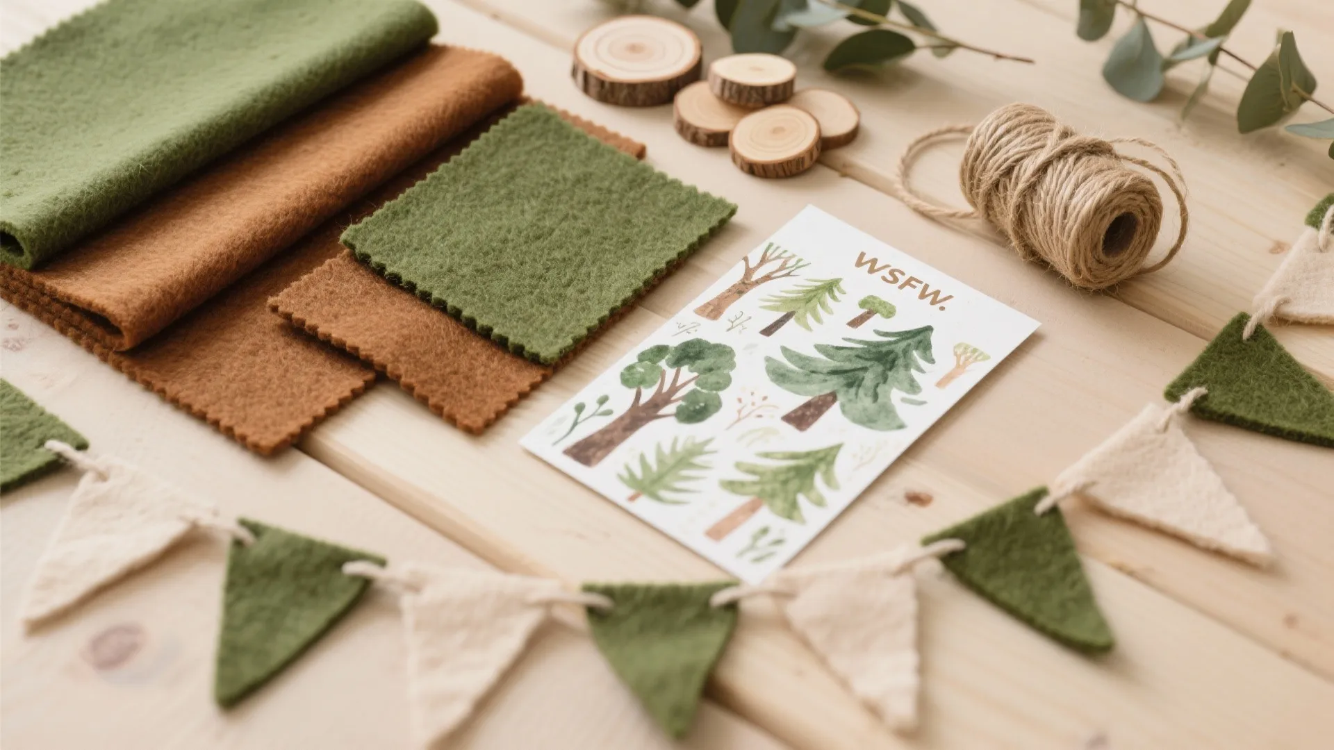 Whimsical Woodland with Soft Textures