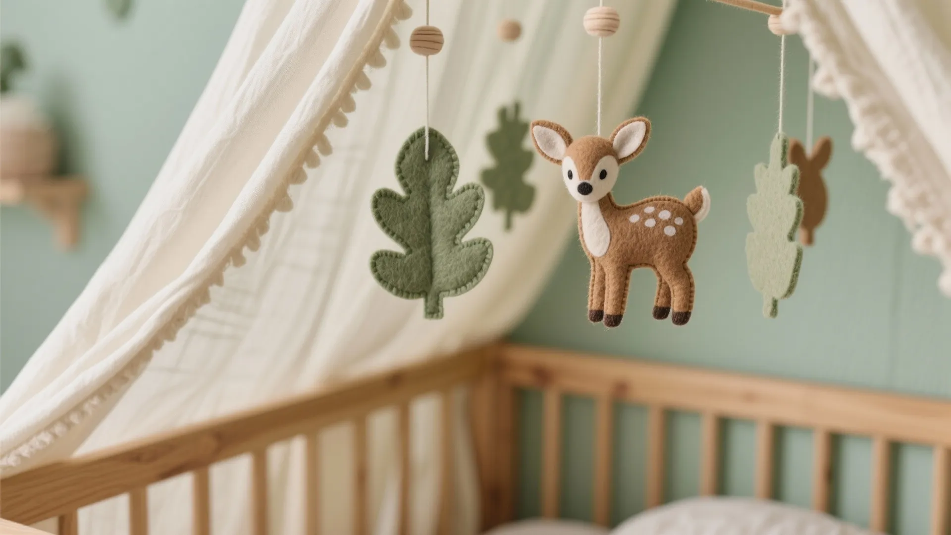 Gentle Woodland Theme in Muted Greens