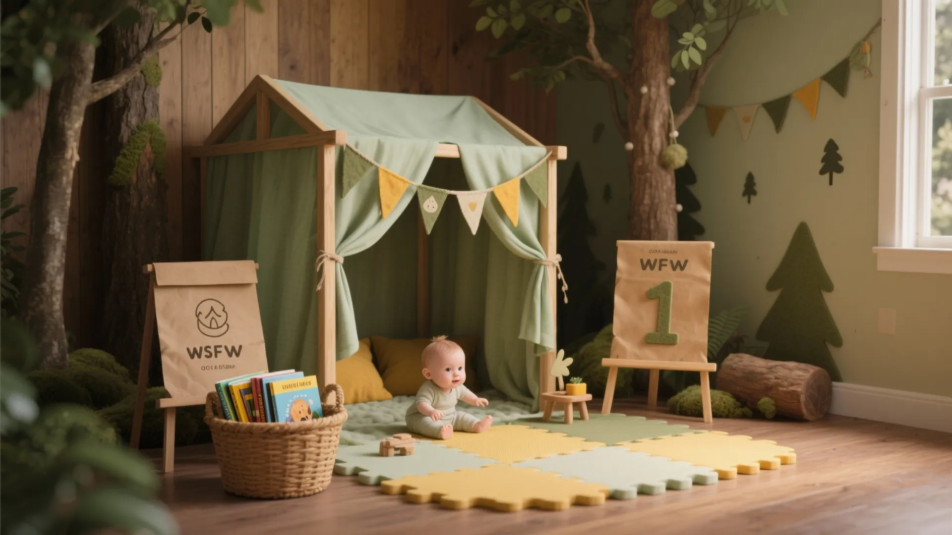 Woodland Little Explorer Nook (Natural, Cozy, and Sustainable)