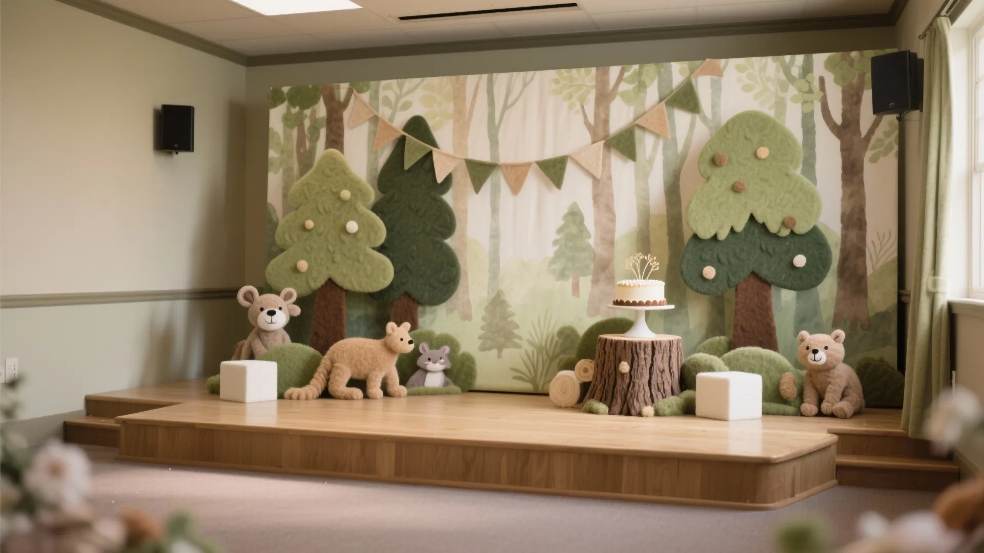 Whimsical Woodland with Soft Textures