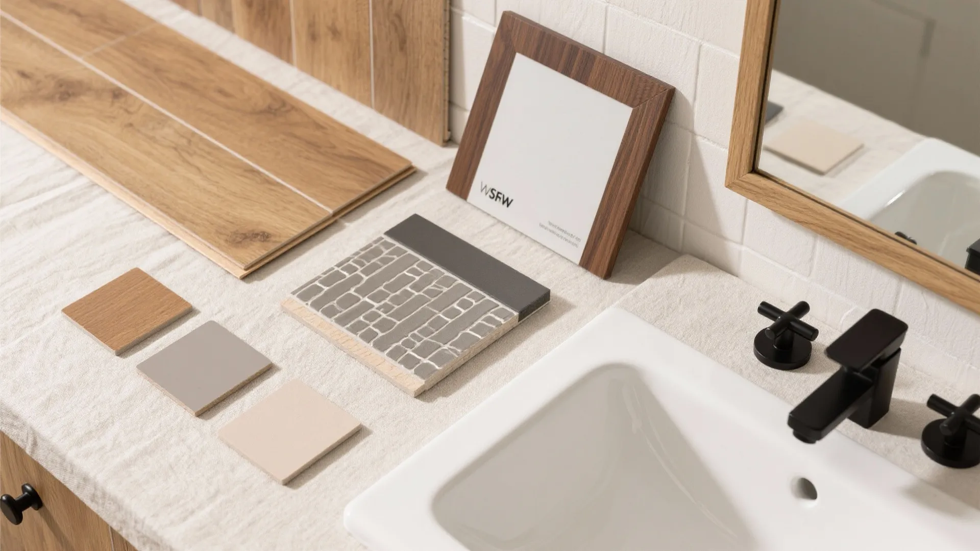 Wood-Look Accents for Warmth Without Worry