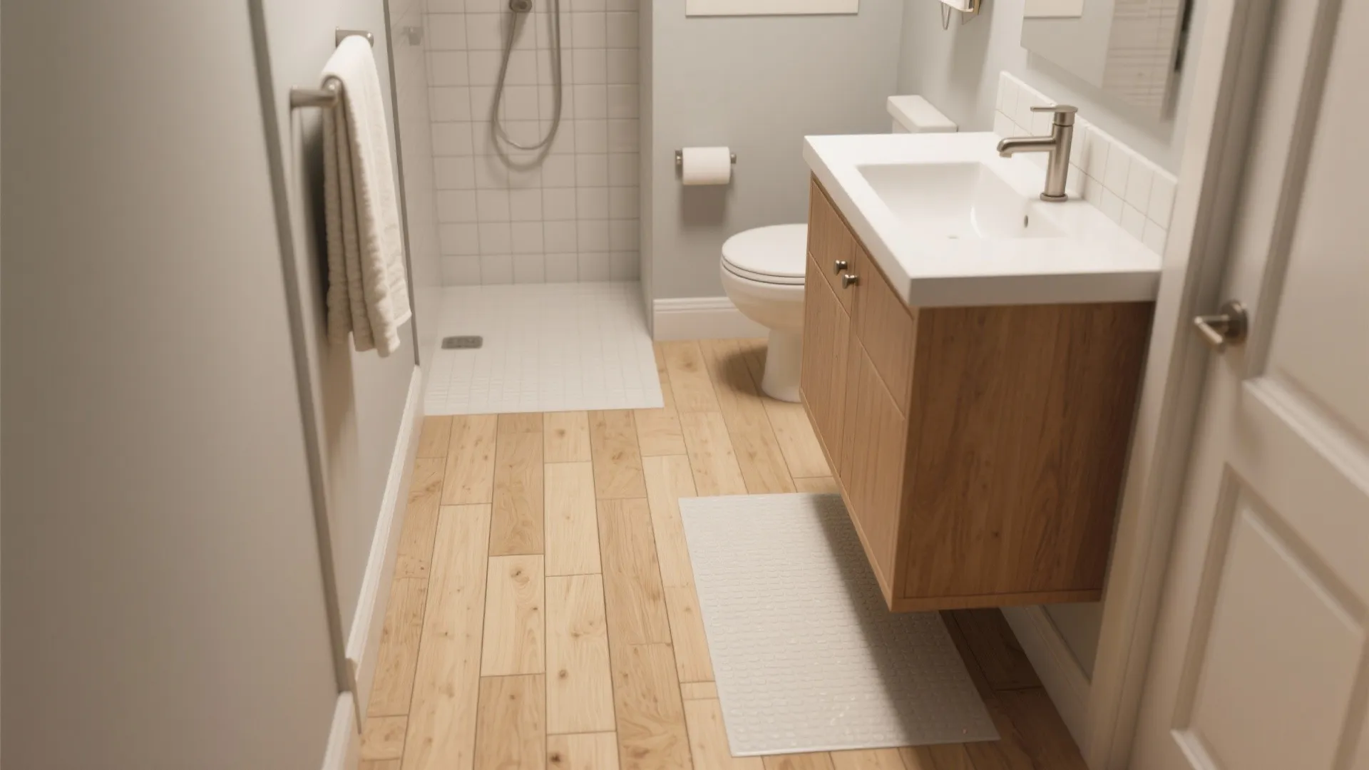 Wood-Look Ceramic with Anti-Slip Glaze