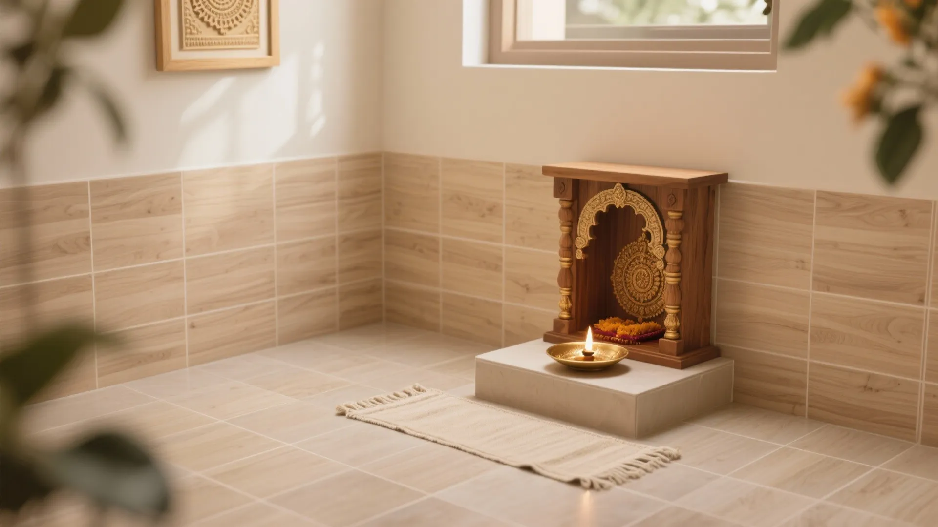 Wood-Look Porcelain with a Calm Grid Layout