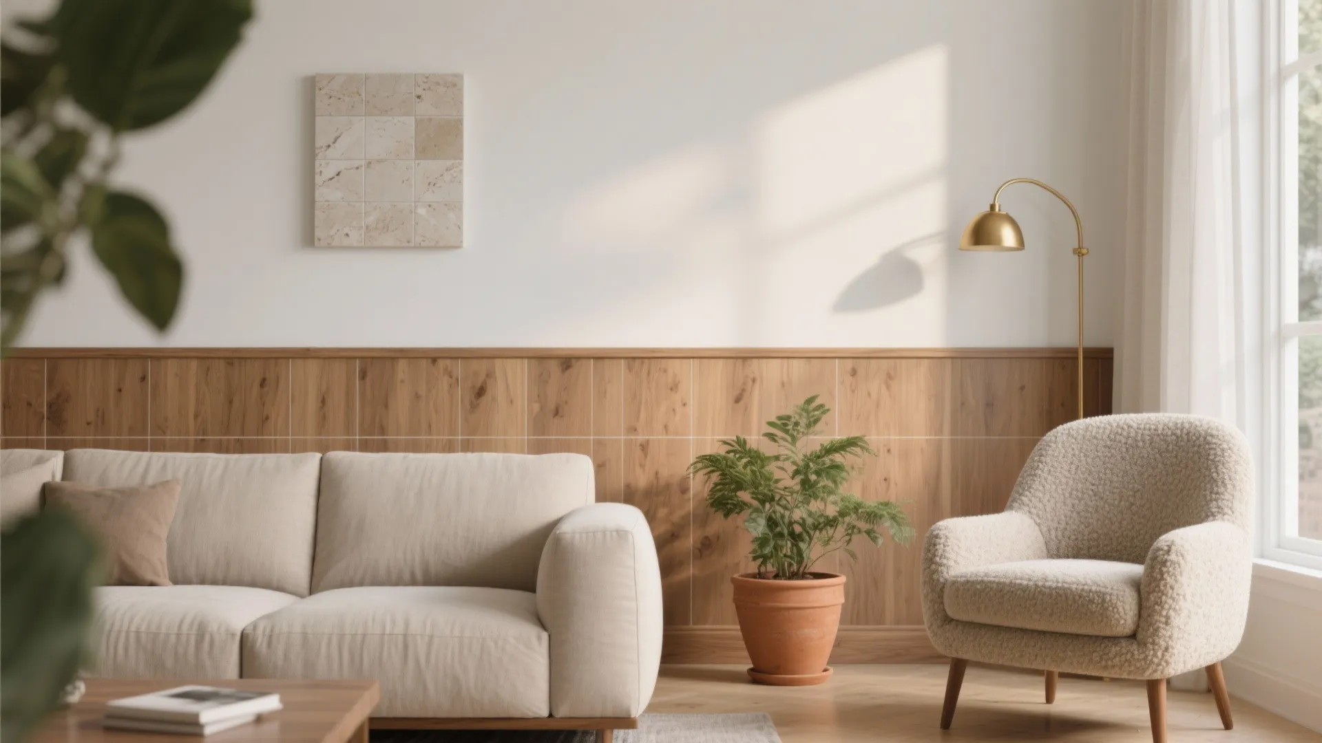 Natural Warmth: Wood-Look and Terracotta