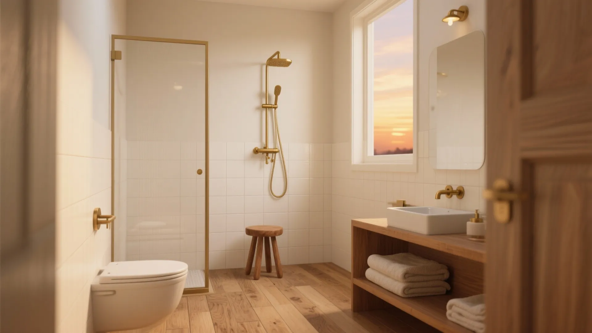 Warmth without worry: wood-look and terracotta tones