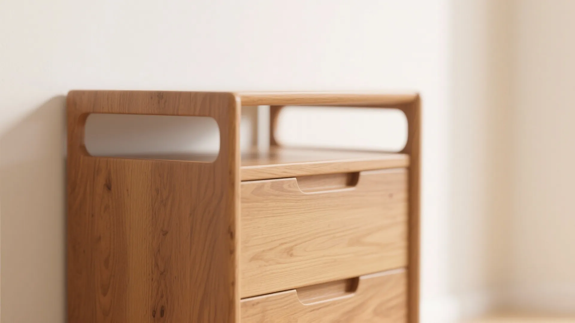 Wood Accents with White Background