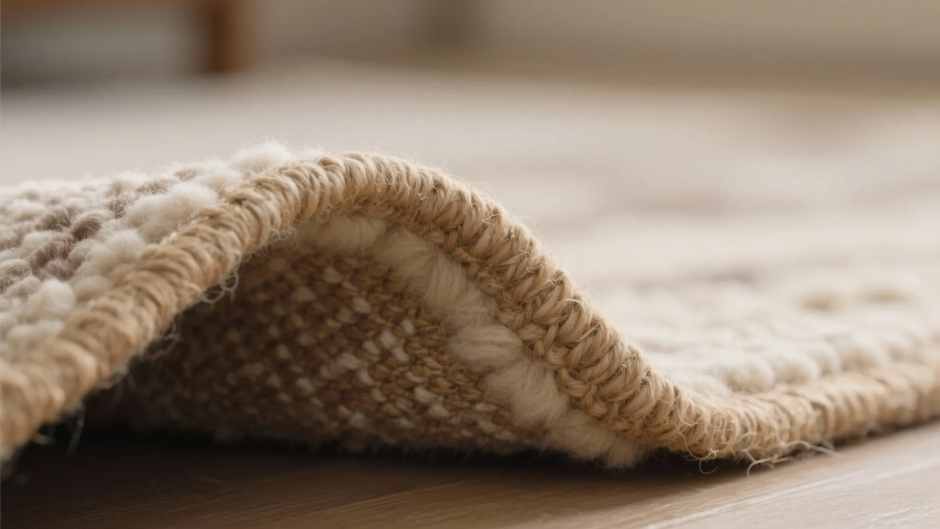 Natural Fiber + Wool Blend for Durability and Feel