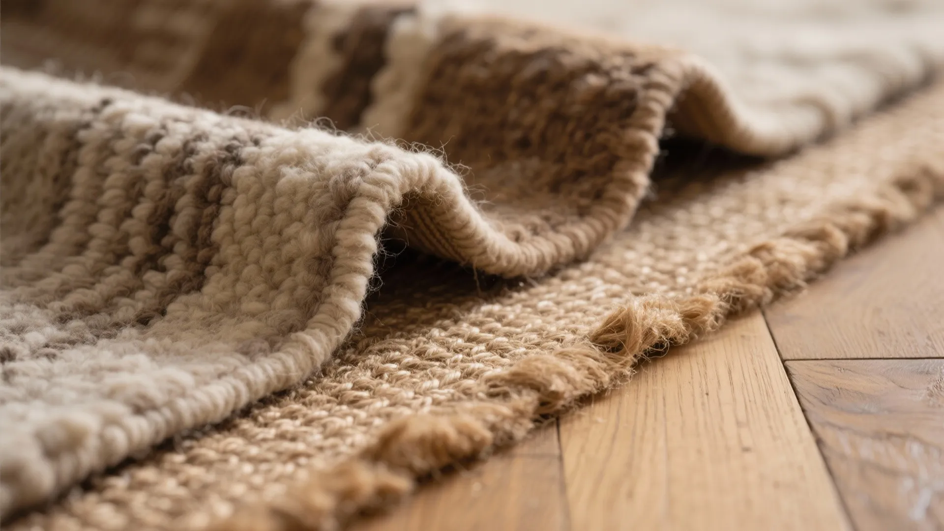 7. Wool or Jute Rugs