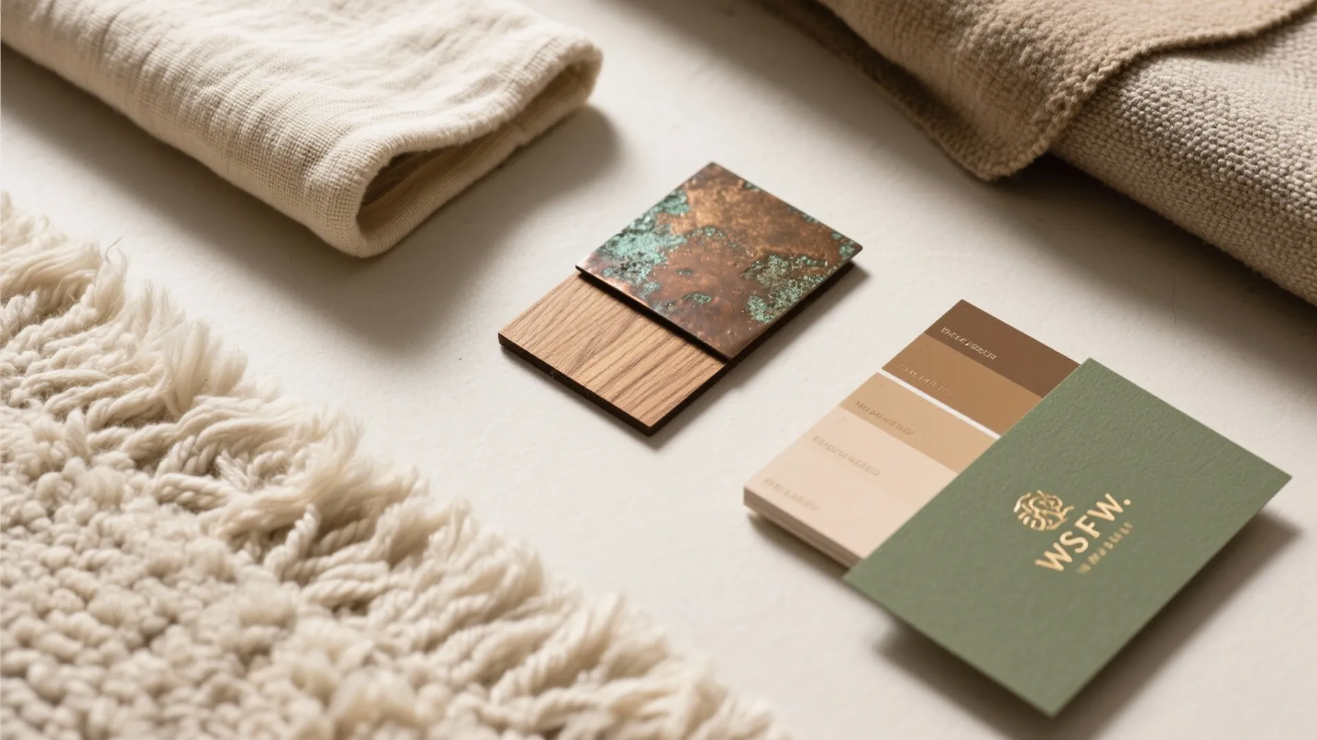 Elevated Material Palettes: Wool, Linen, and Bronze