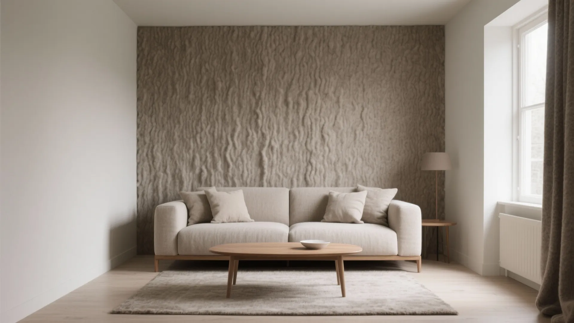 Textured Wool Panels for Warm Minimalism