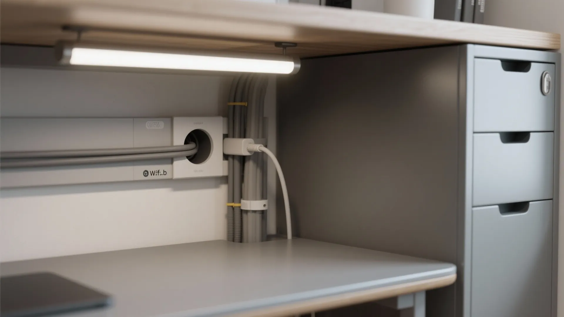 Hybrid living: a work nook without losing lounge space