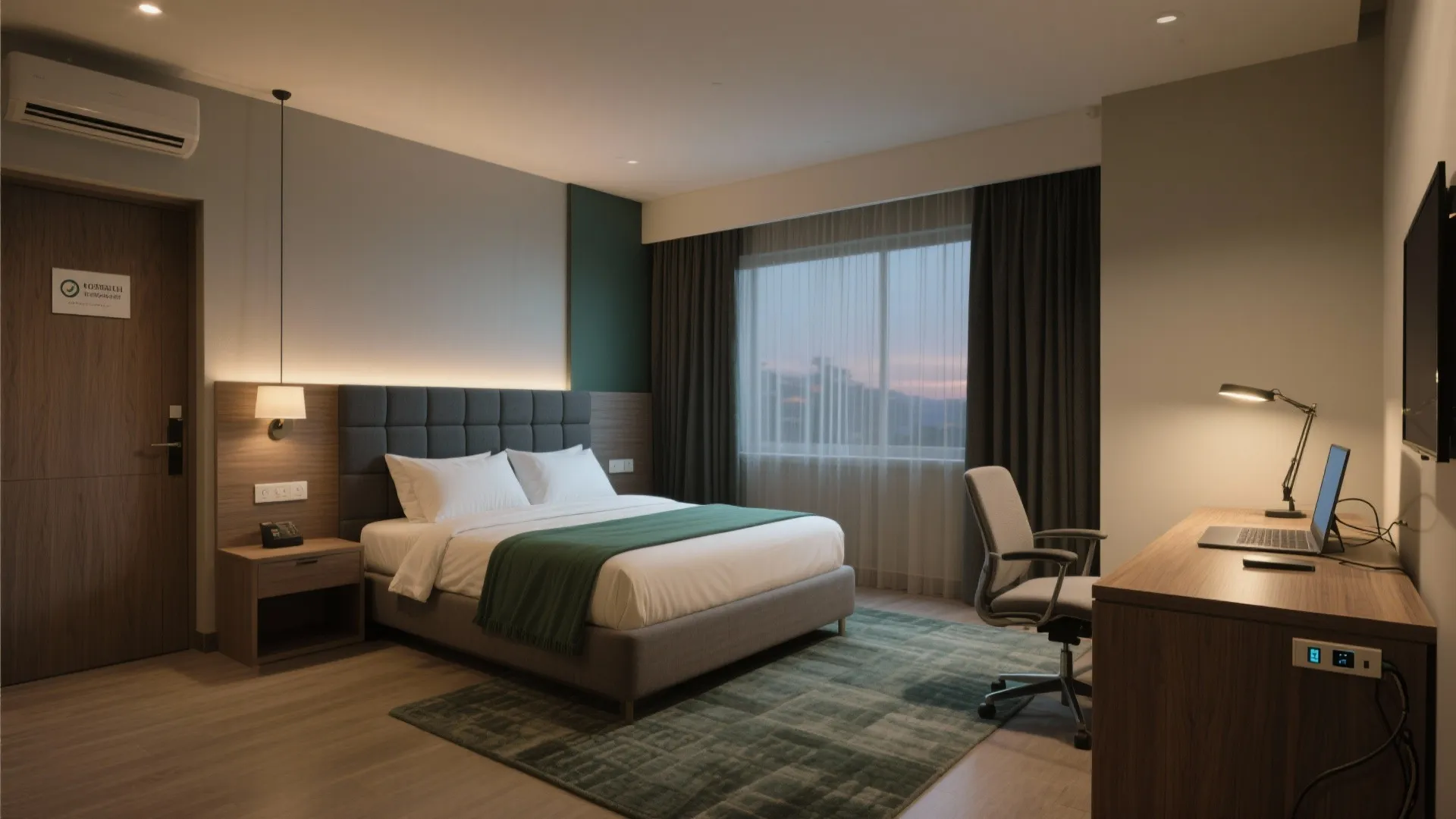 Bedrooms that double as quiet work suites