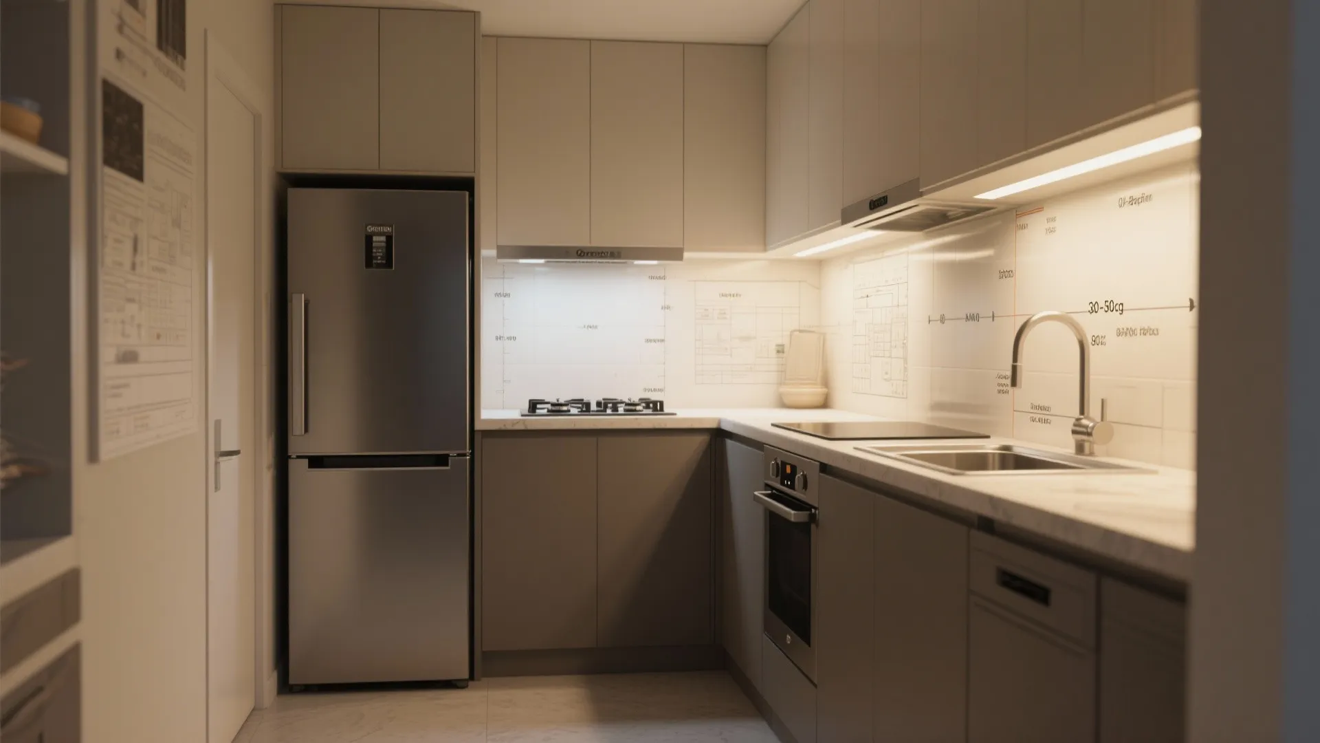 1. Reconfigure the work triangle