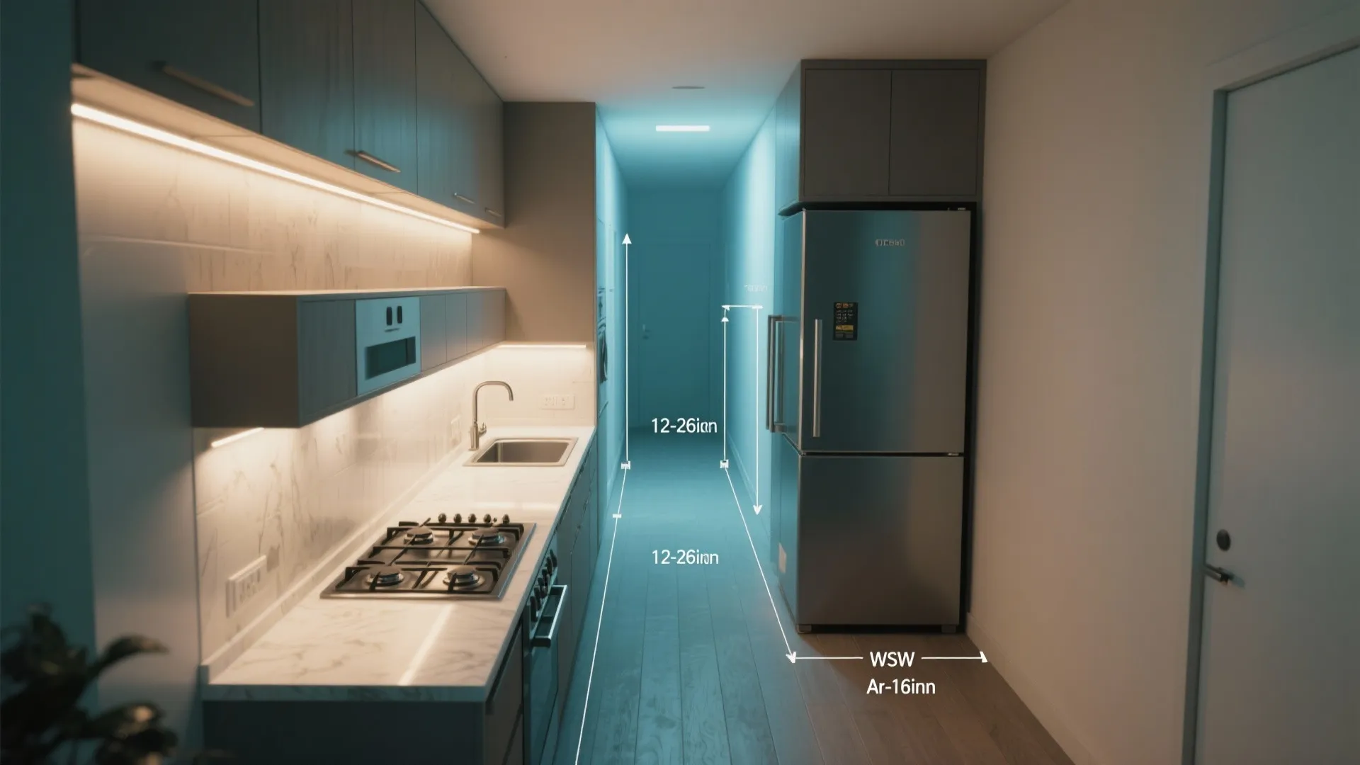 Idea 4: Prioritize the Work Triangle and Layered Lighting