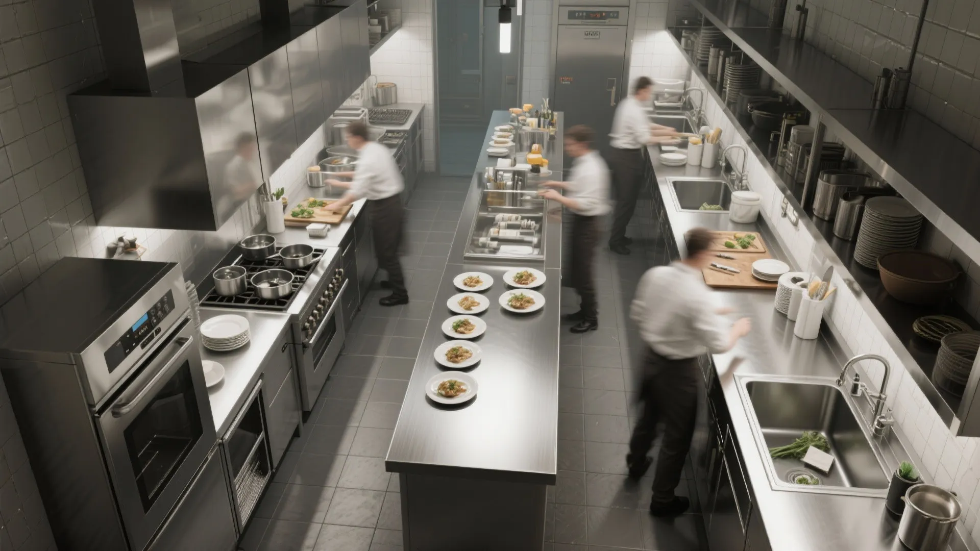 3. Compact, efficient workflow layout