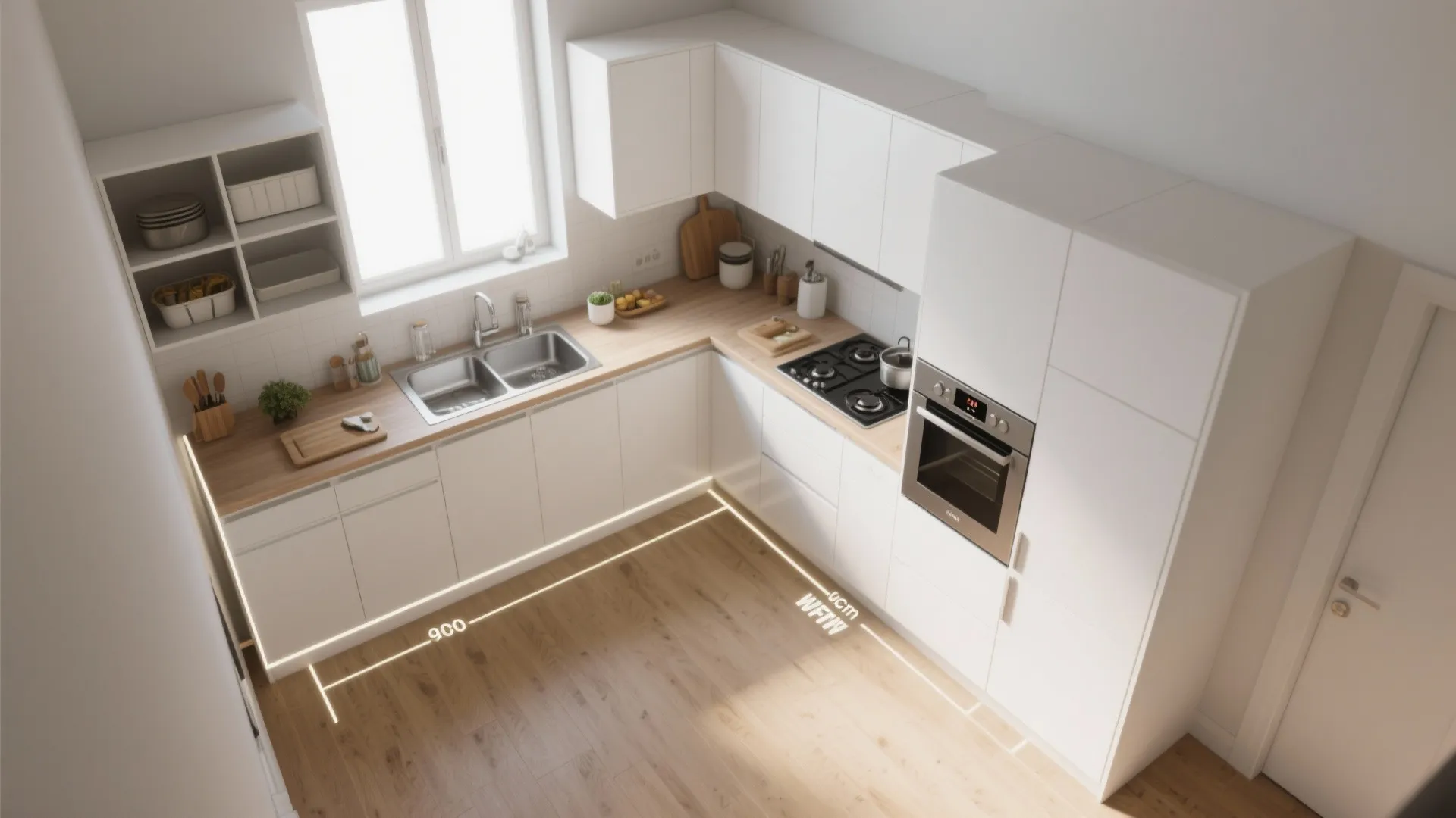 5. Zone your workflow, even in a kitchenette