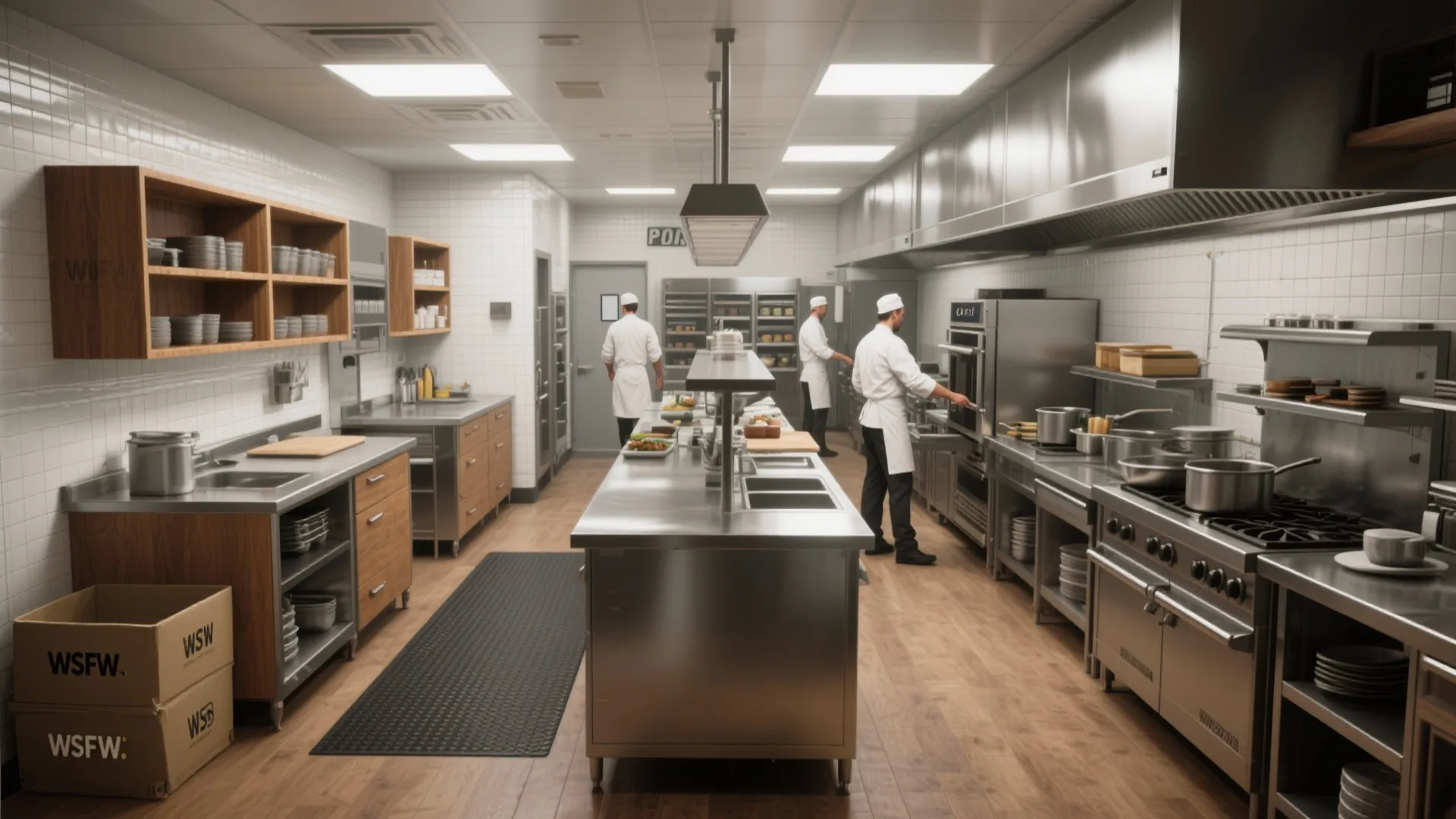 1. Zone-Based Workflow Layout