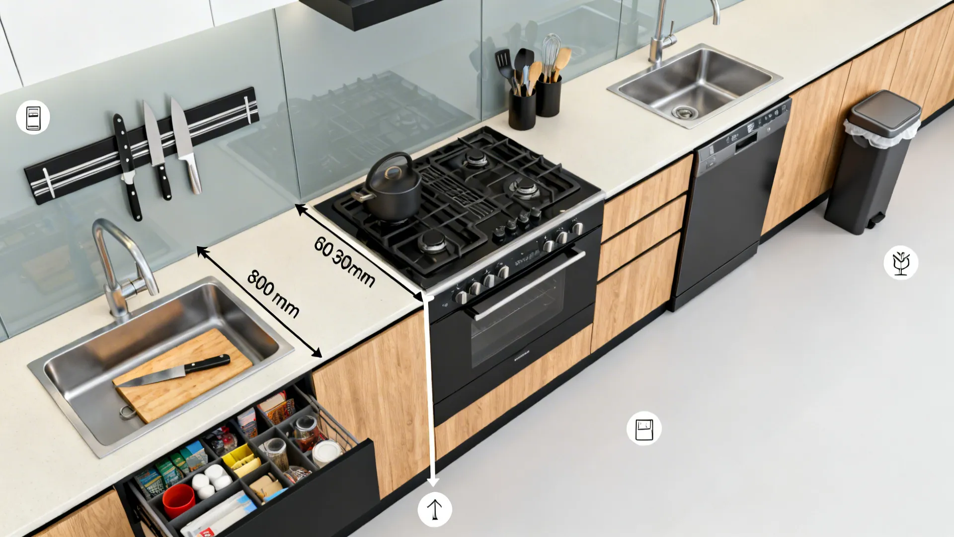 Zone Your Workflow: Prep, Cook, Clean