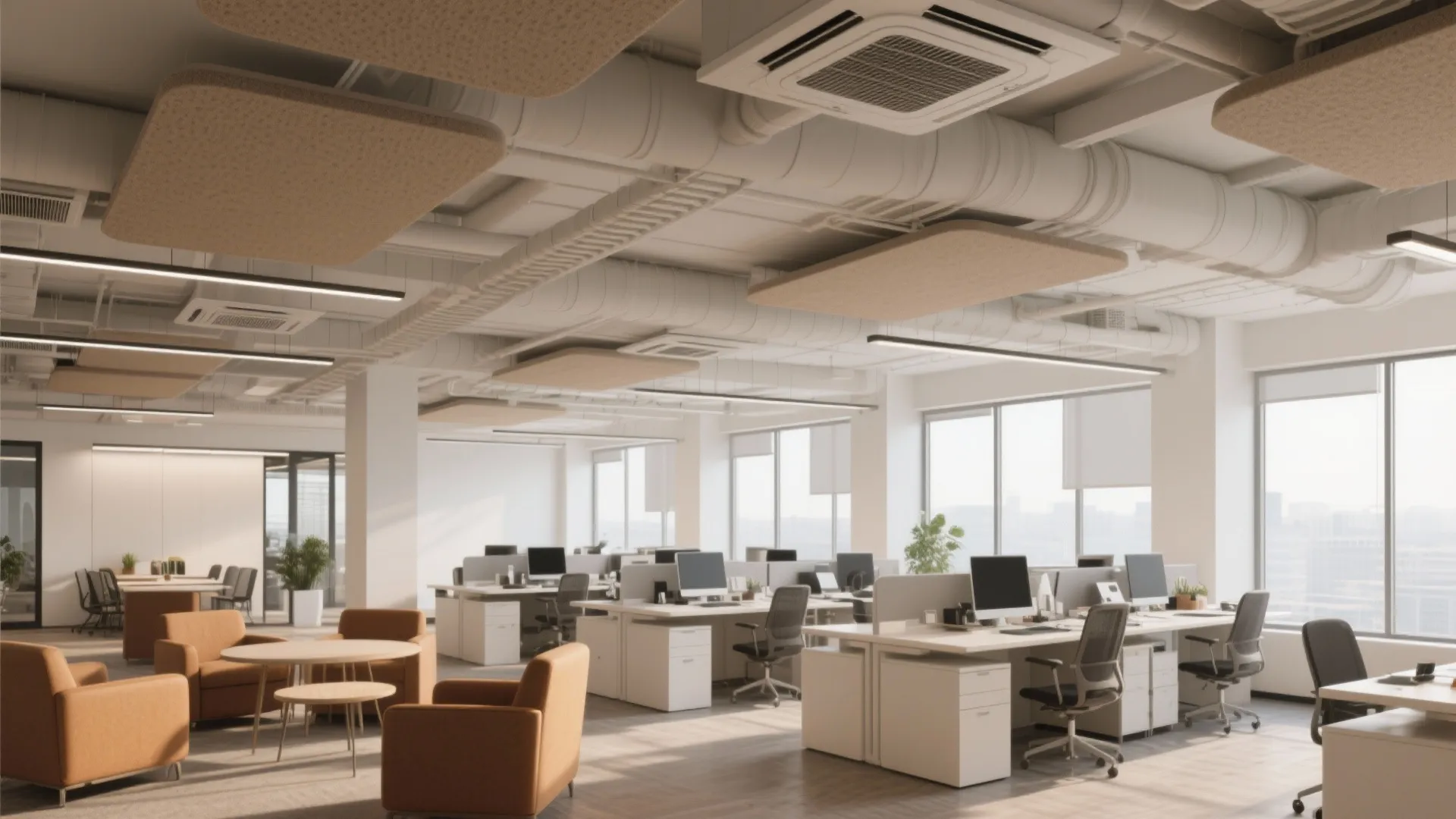 [
  {
    "url": "https://coohom-biz-sg-s3.coohom.com/ins/static/article/workplace-airflow-hero-1764630545977995300.jpg",
    "alt": "Modern open office space with rows of desks, computer monitors, orange chairs, and large windows"
  }
]