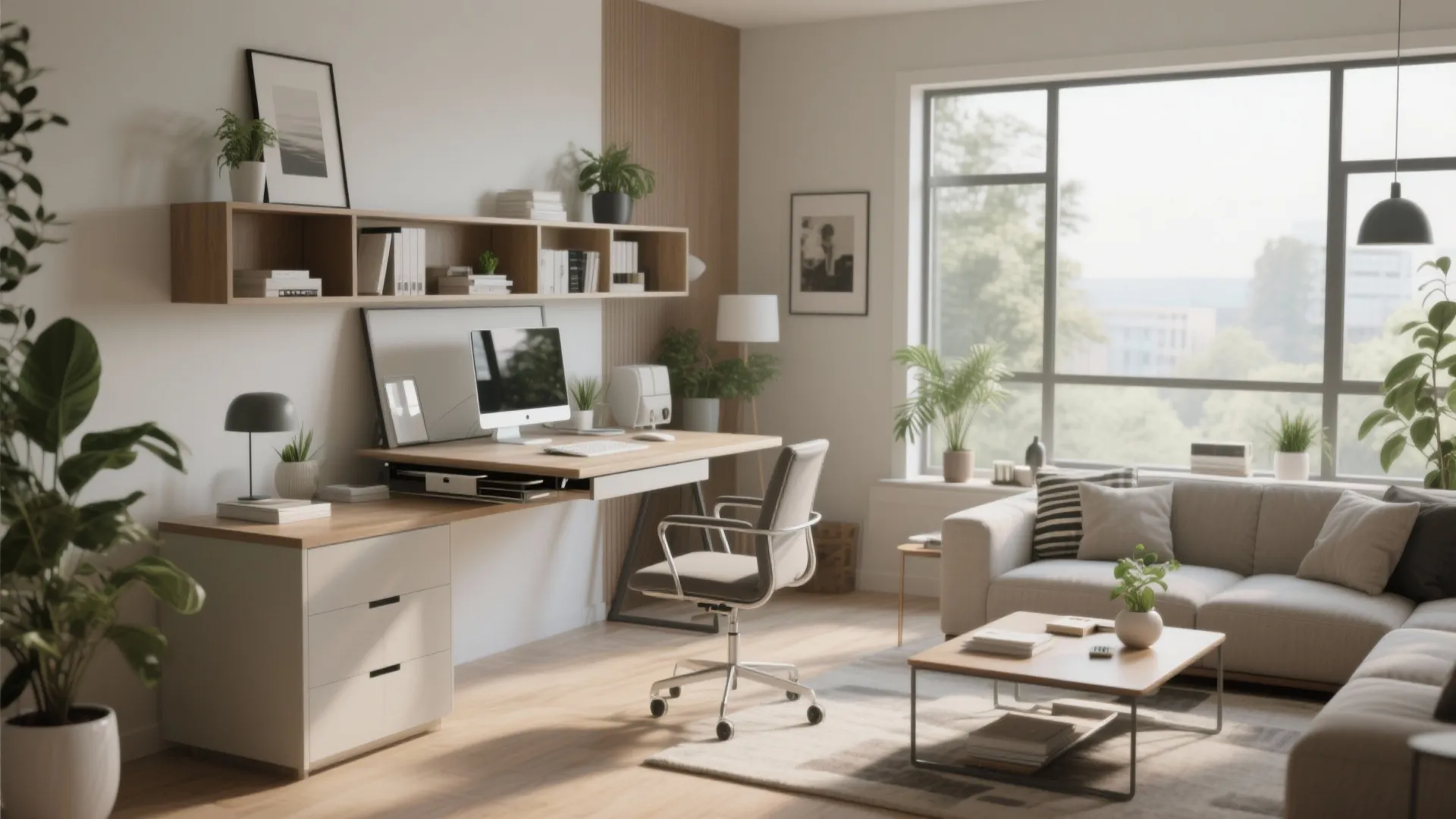 6. Flexible Workspace Convertible