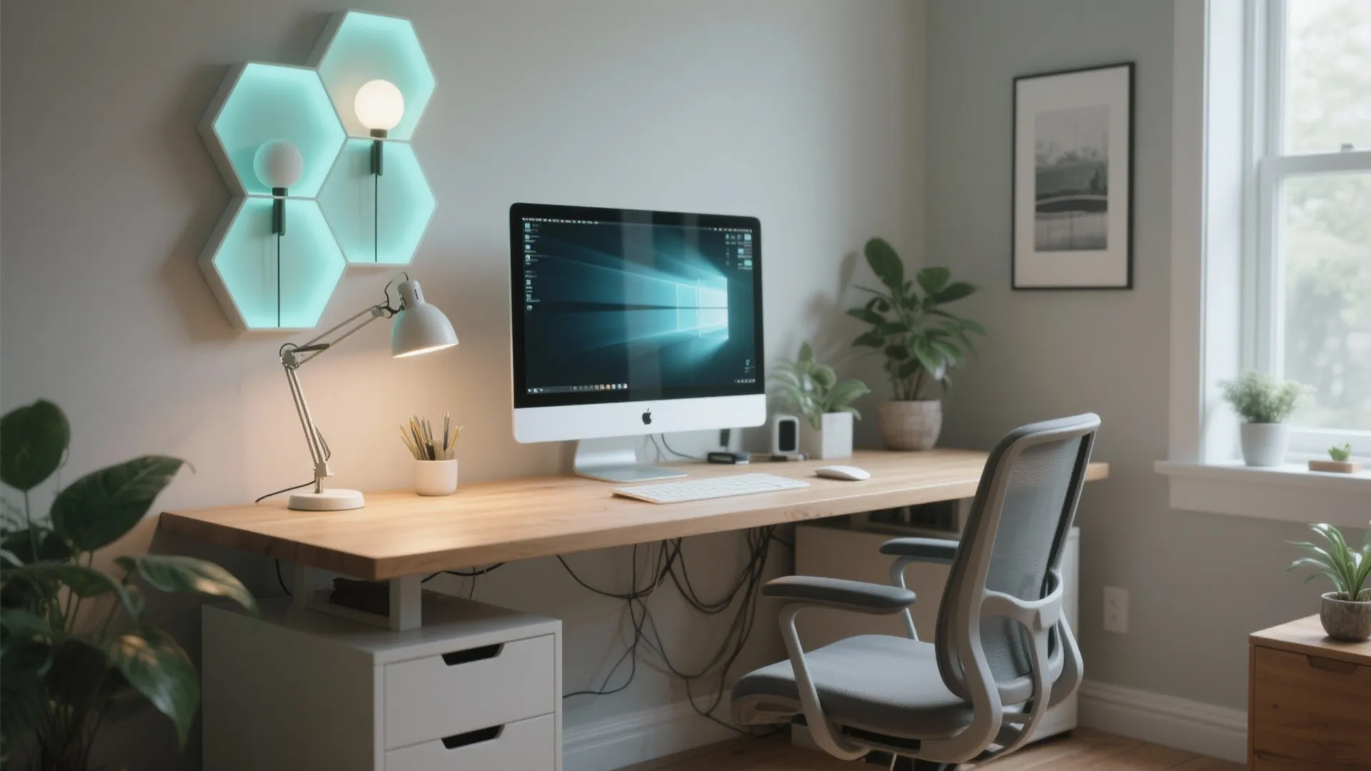 5) Color-Accented Workspace Without the Gamer Glow