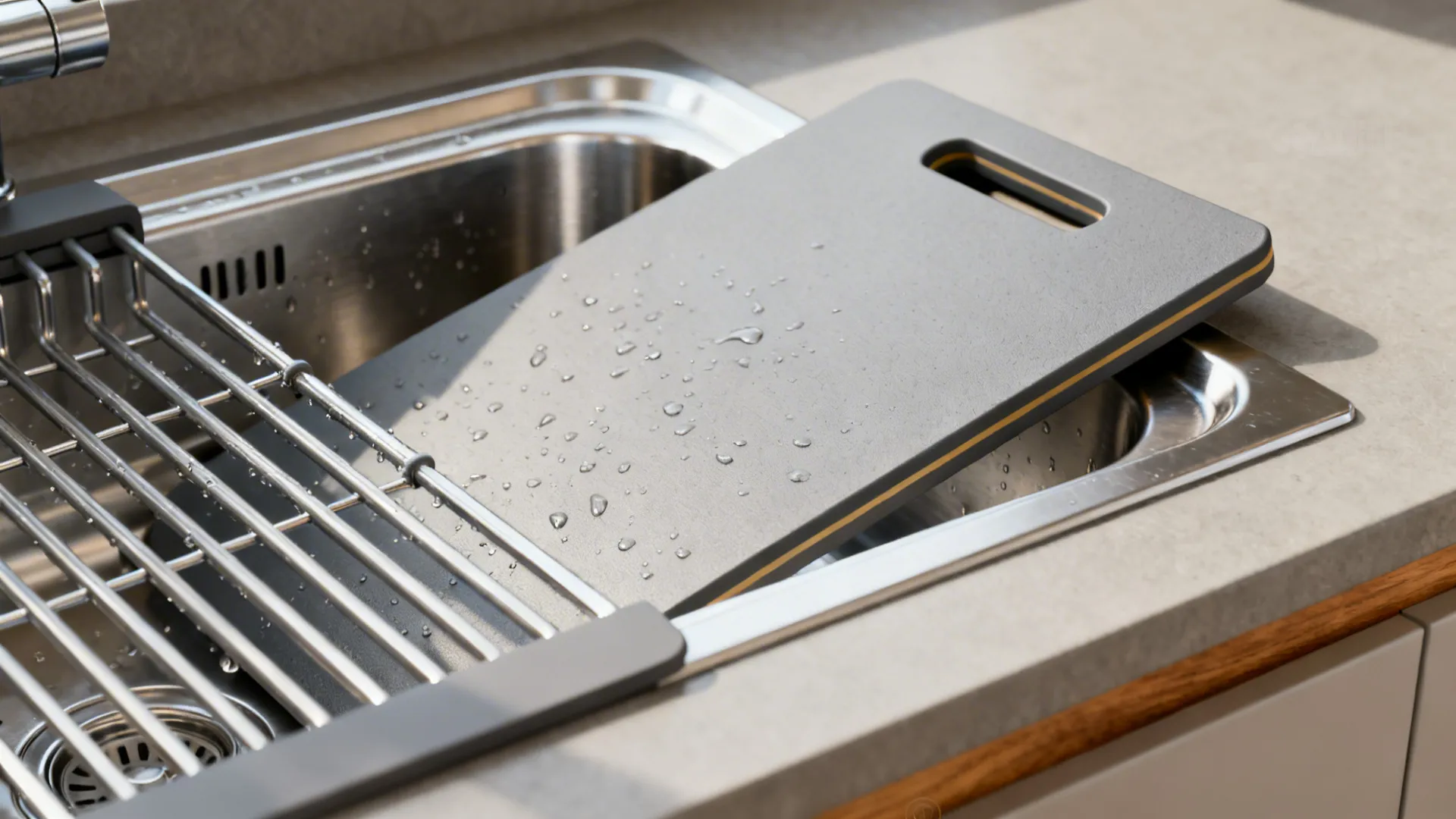 Integrated sink and prep station