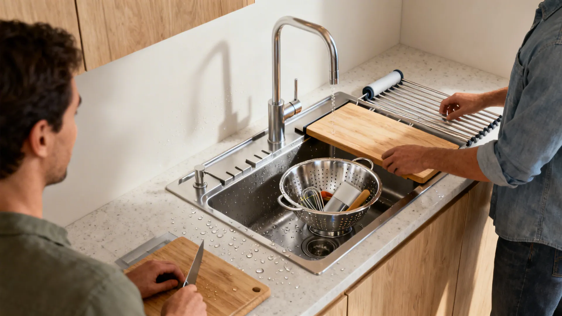 1) Workstation Sink with Accessories