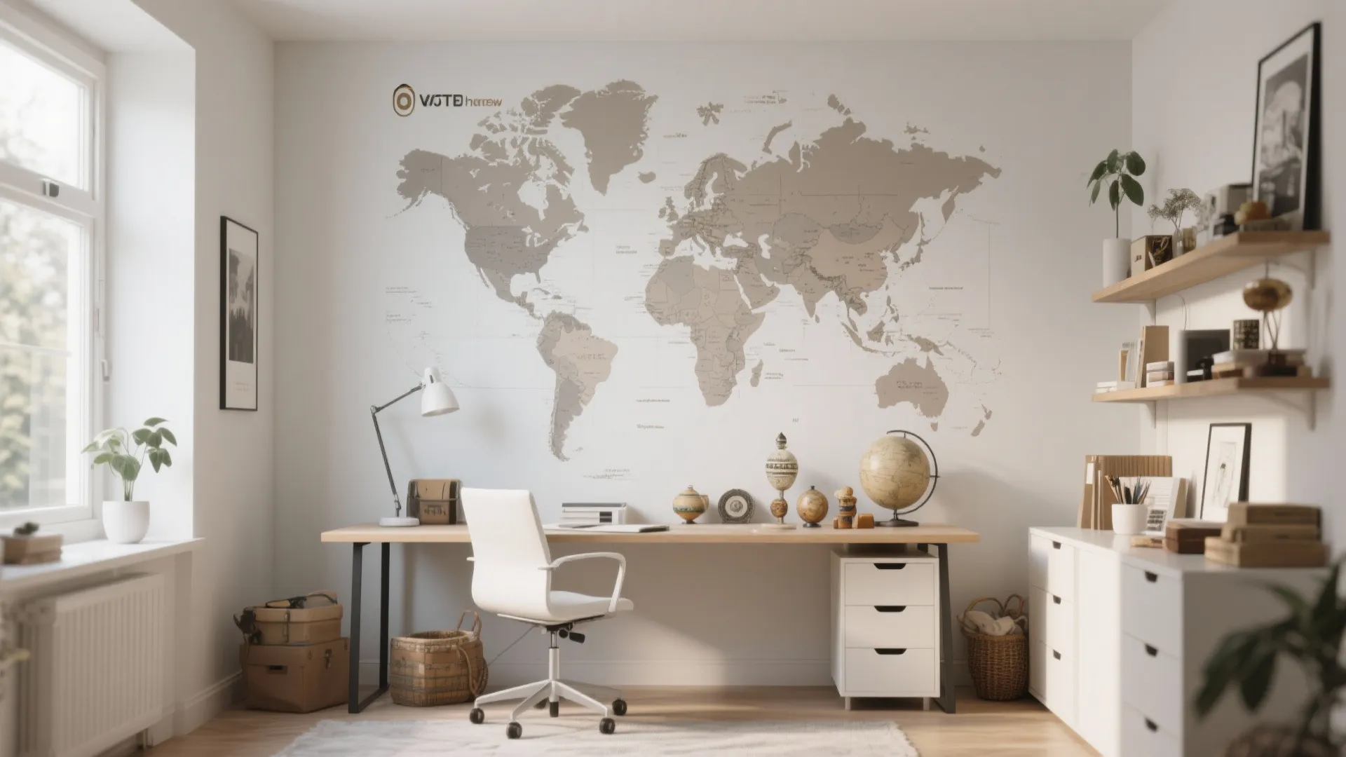 8. World Map Decals