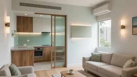 1 BHK Flat in Worli: 5 Smart Design Ideas