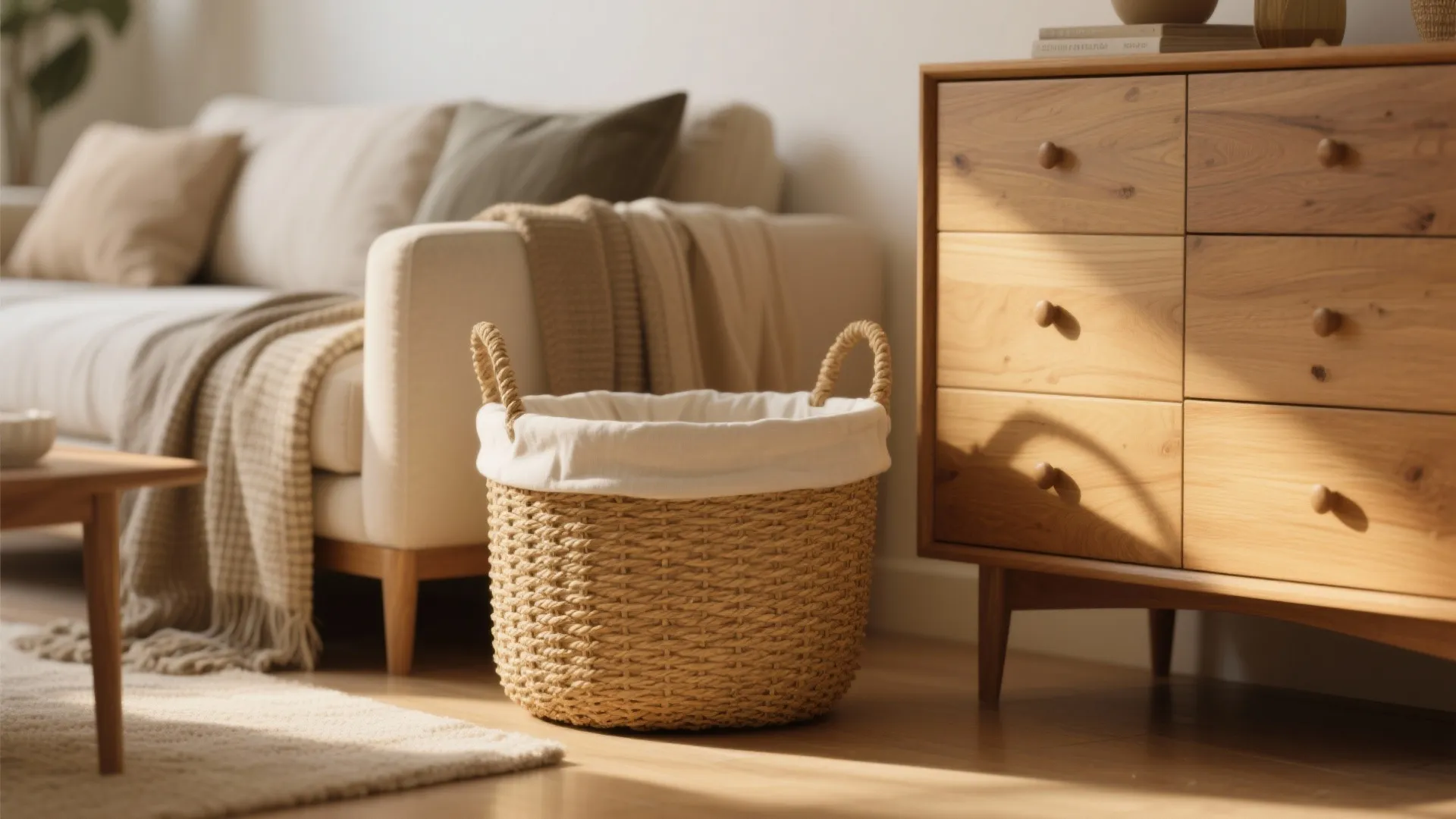 3. Decorative Woven Baskets as Room Accents