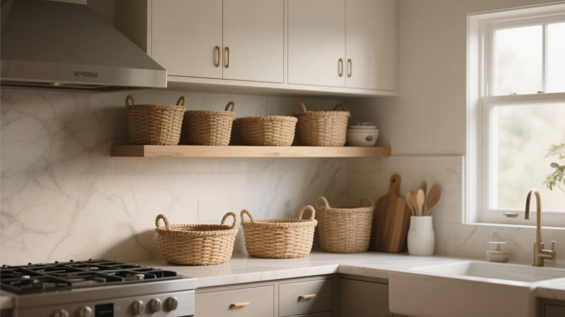3. Hidden Storage Baskets