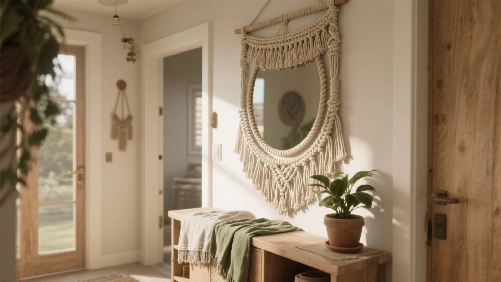 2. Woven Boho Border